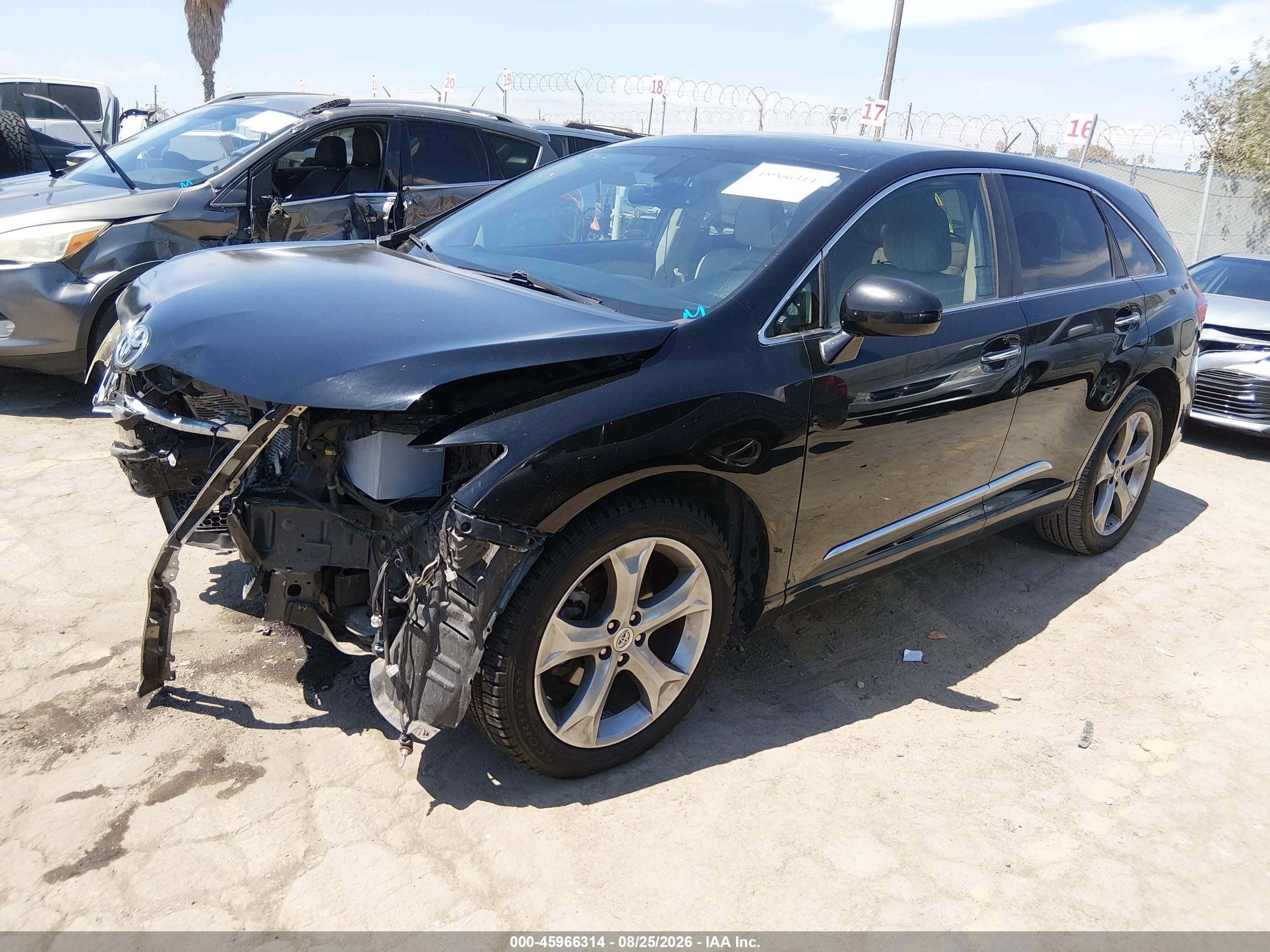 2011 Toyota Venza Base V6 Black vin: 4T3ZK3BB5BU045161