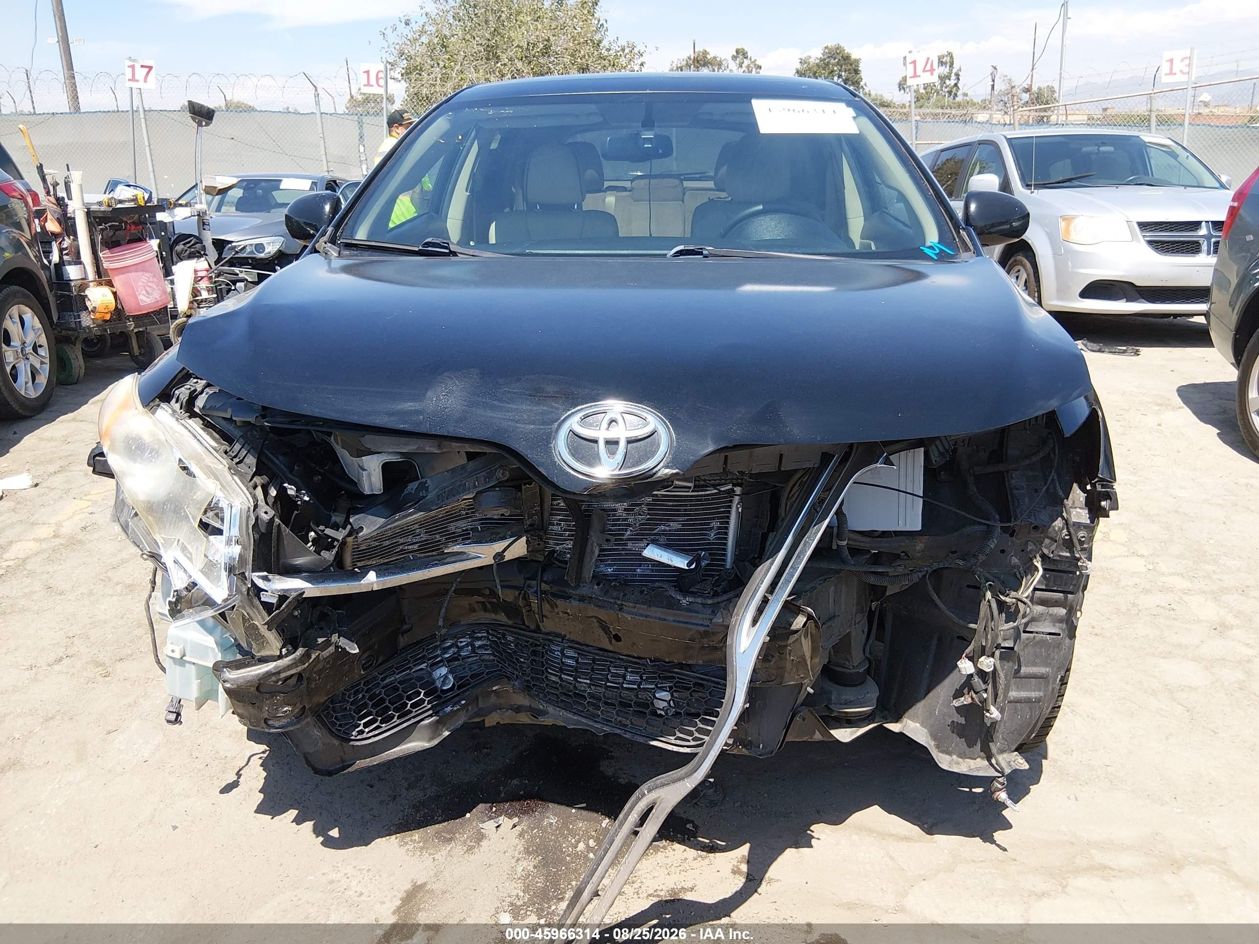 2011 Toyota Venza Base V6 Black vin: 4T3ZK3BB5BU045161