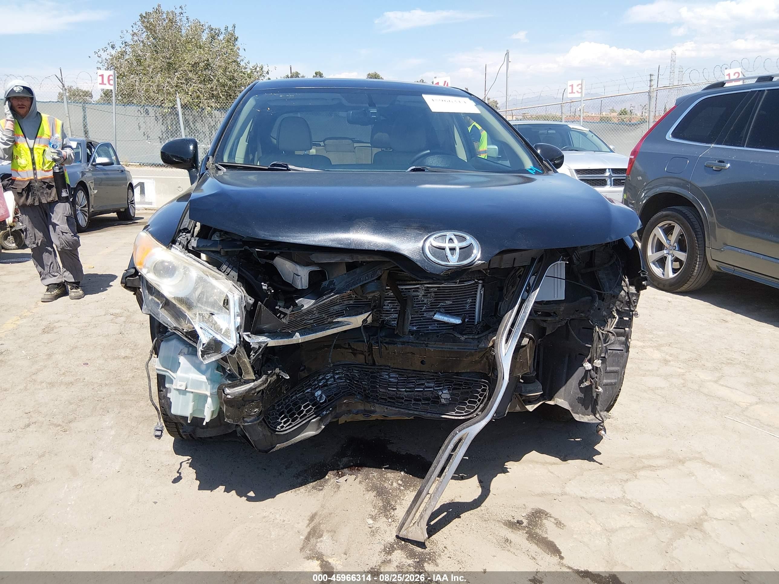 2011 Toyota Venza Base V6 Black vin: 4T3ZK3BB5BU045161