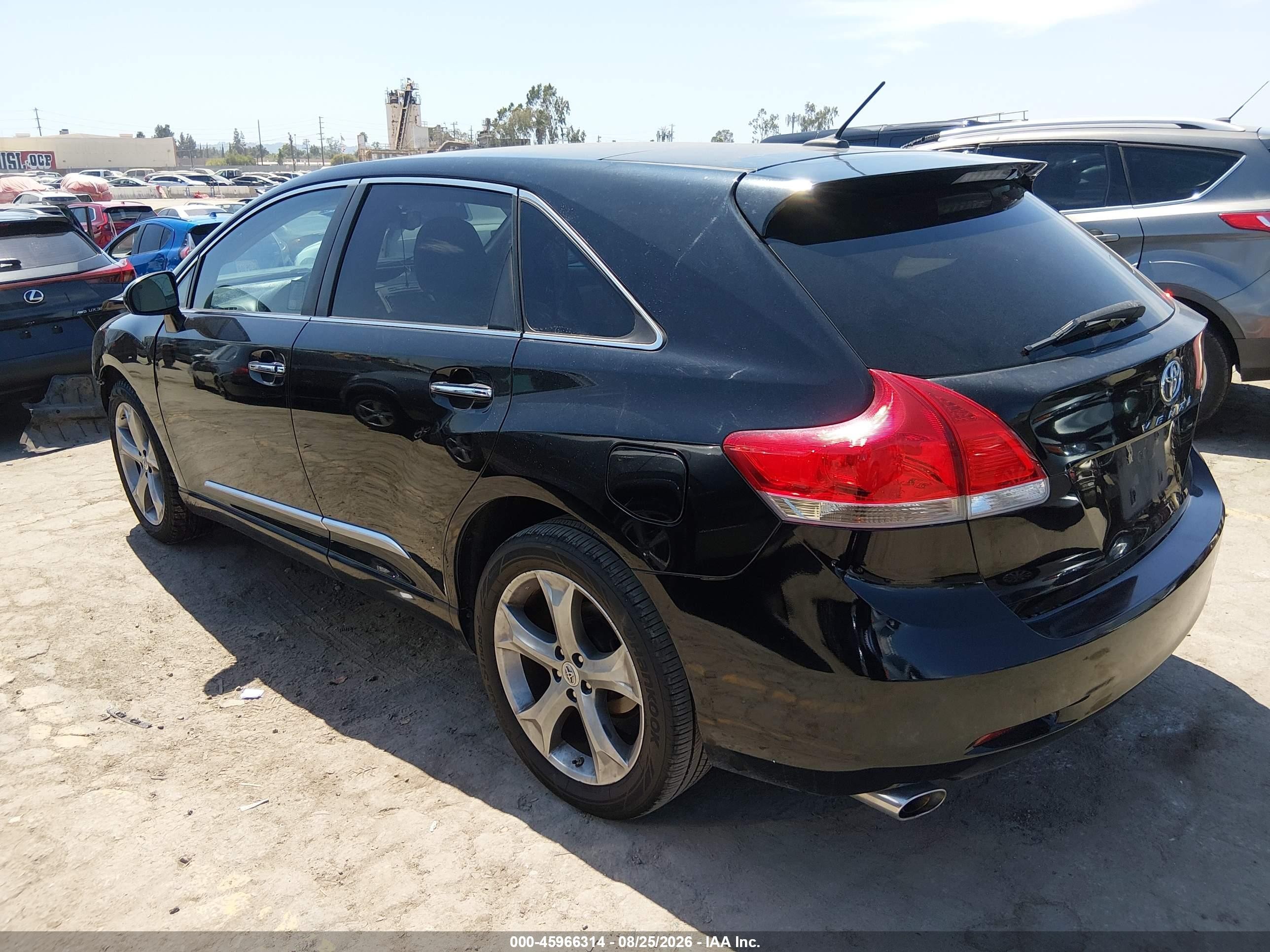 2011 Toyota Venza Base V6 Black vin: 4T3ZK3BB5BU045161