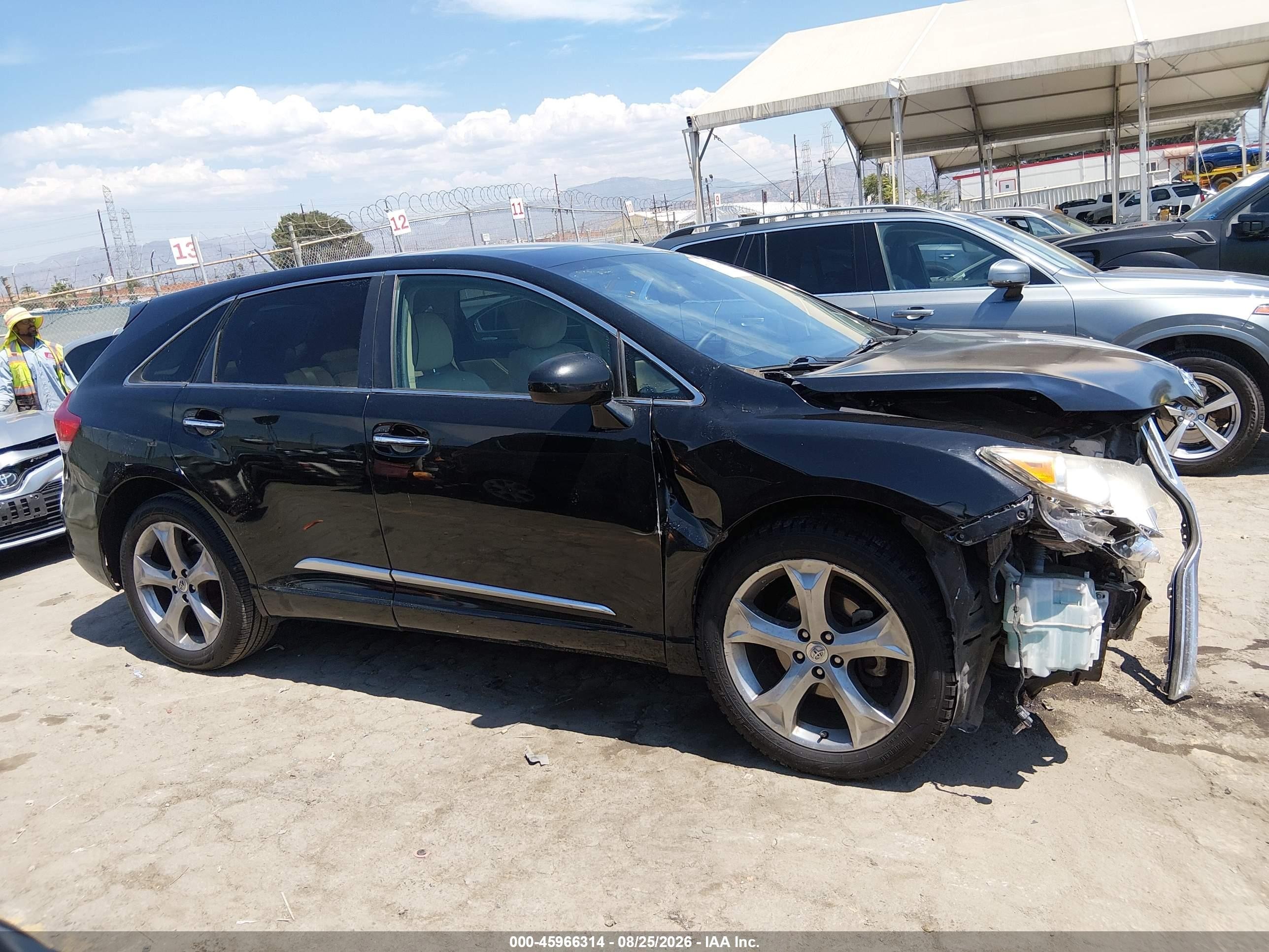 2011 Toyota Venza Base V6 Black vin: 4T3ZK3BB5BU045161