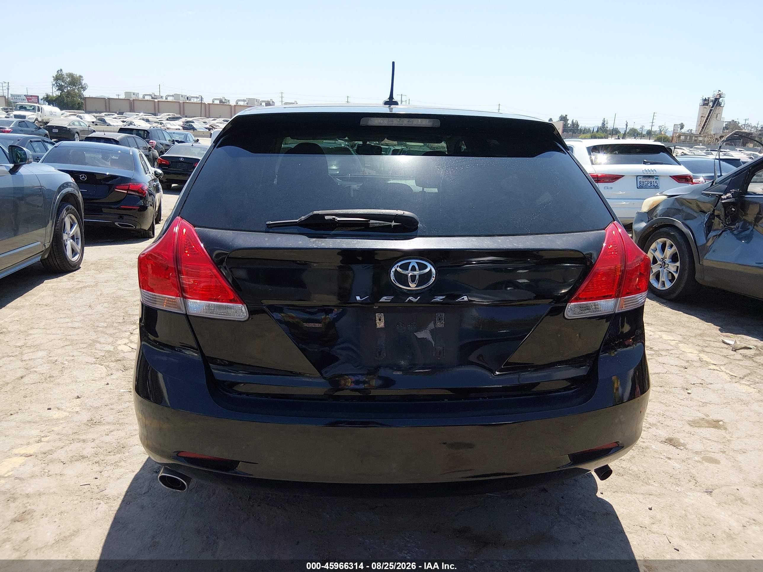 2011 Toyota Venza Base V6 Black vin: 4T3ZK3BB5BU045161
