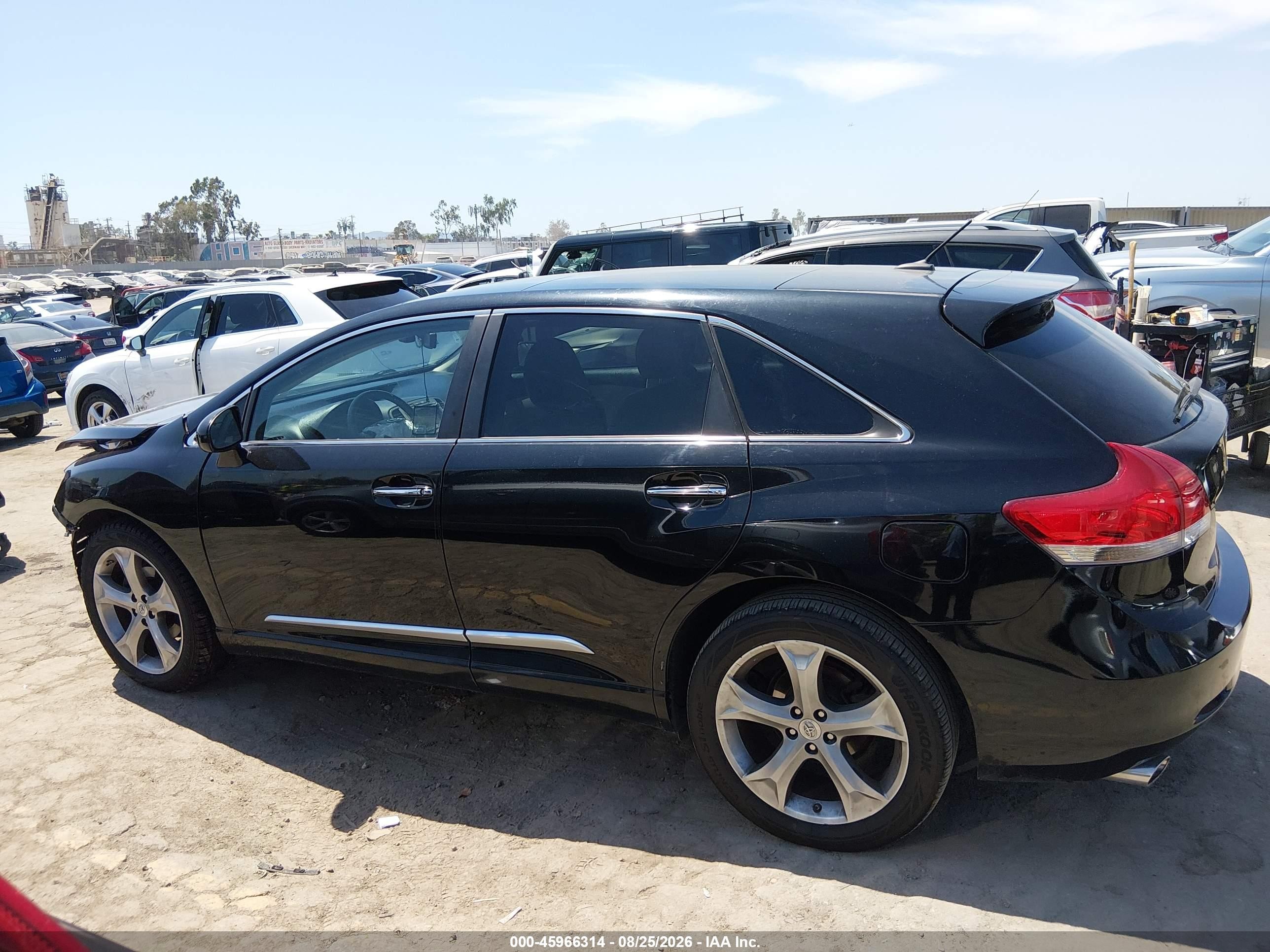 2011 Toyota Venza Base V6 Black vin: 4T3ZK3BB5BU045161