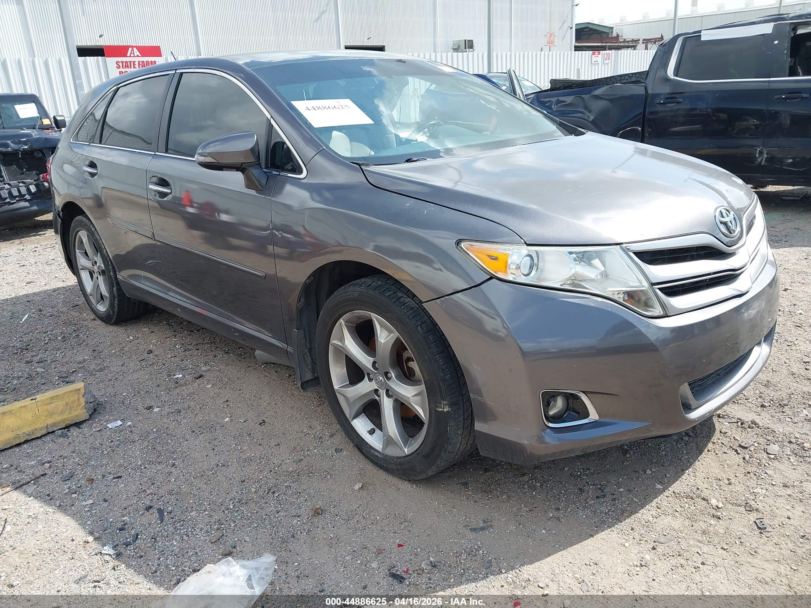 2015 Toyota Venza Xle V6 Gray vin: 4T3ZK3BB5FU075122