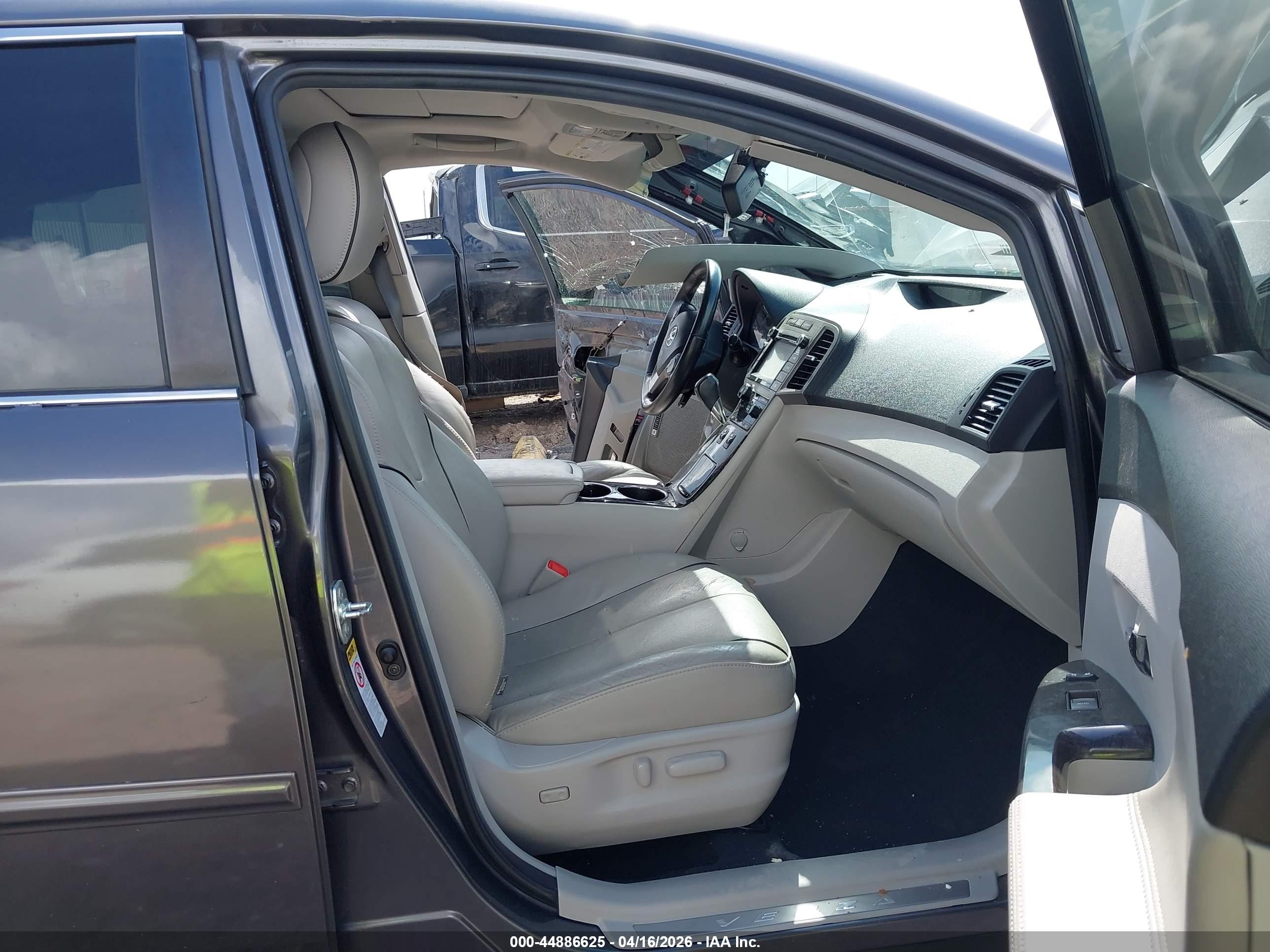 2015 Toyota Venza Xle V6 Gray vin: 4T3ZK3BB5FU075122