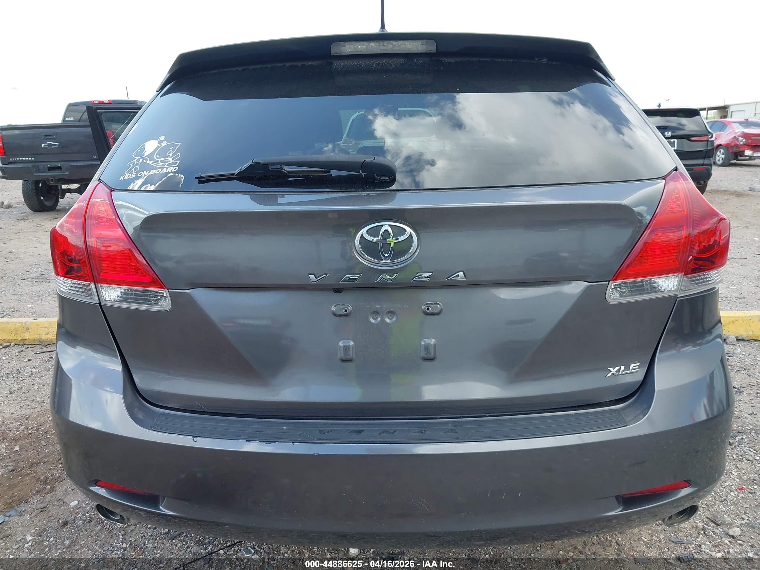2015 Toyota Venza Xle V6 Gray vin: 4T3ZK3BB5FU075122