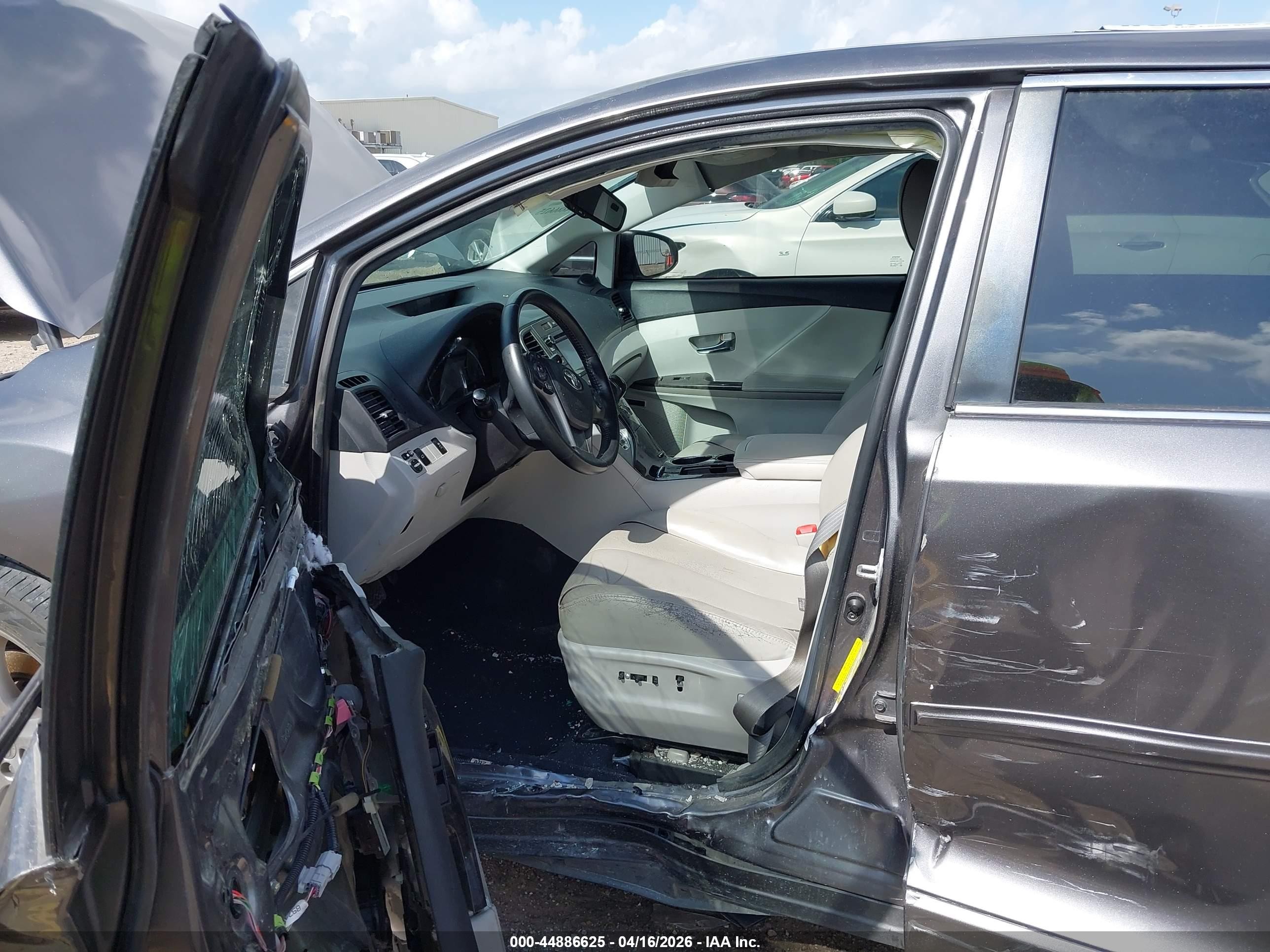 2015 Toyota Venza Xle V6 Gray vin: 4T3ZK3BB5FU075122