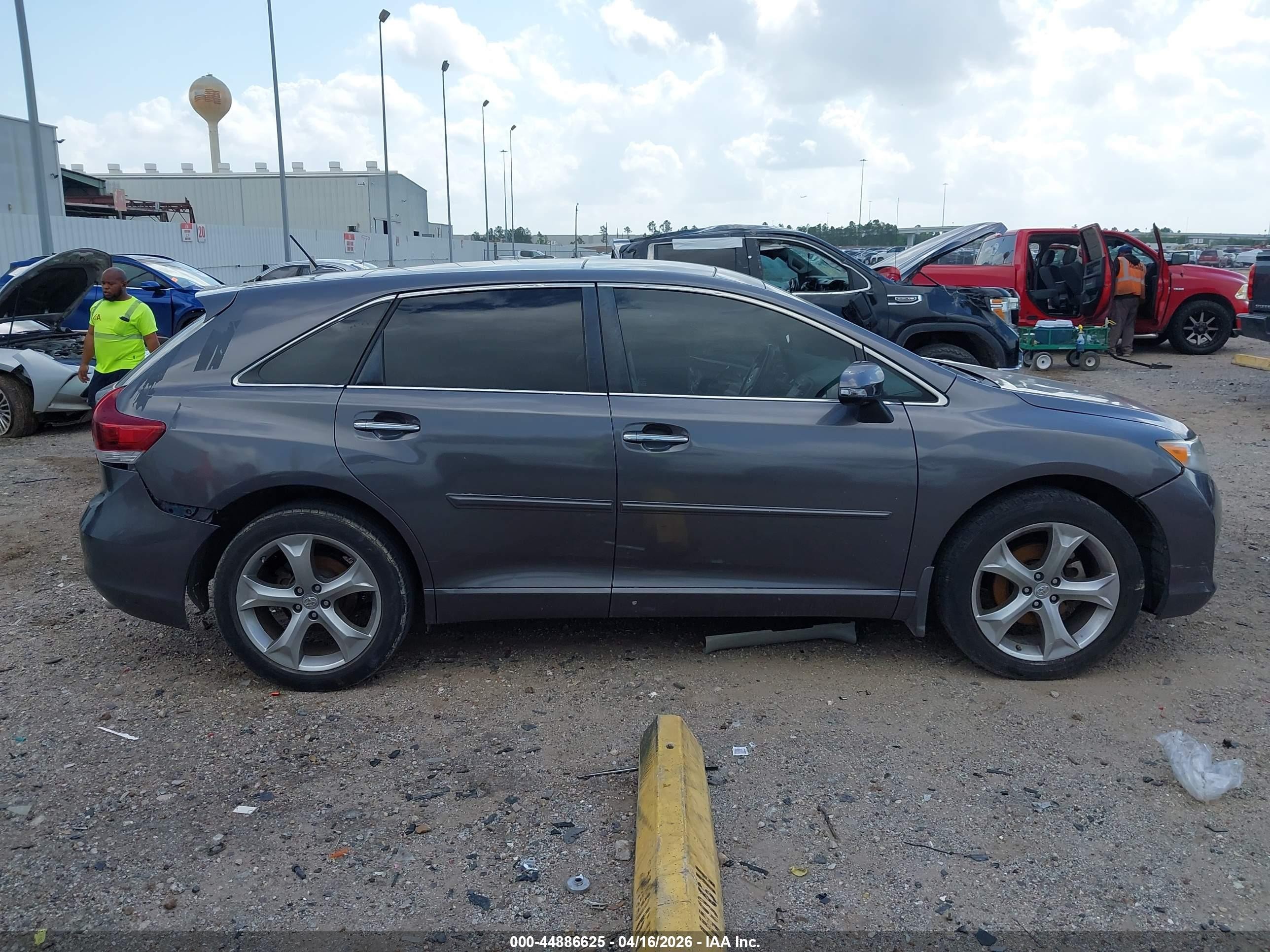 2015 Toyota Venza Xle V6 Gray vin: 4T3ZK3BB5FU075122