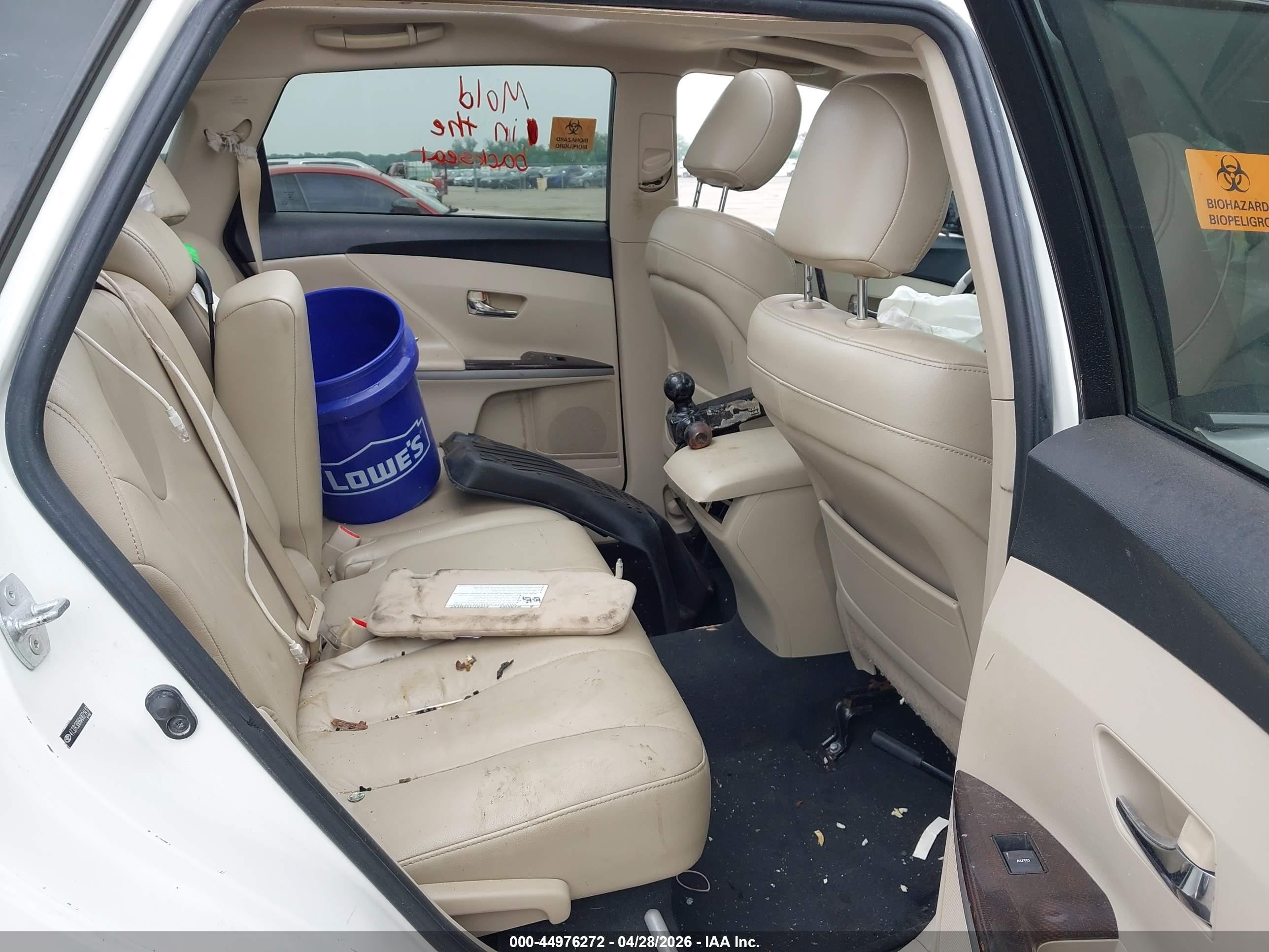 2010 Toyota Venza Base V6 White vin: 4T3ZK3BB6AU021417