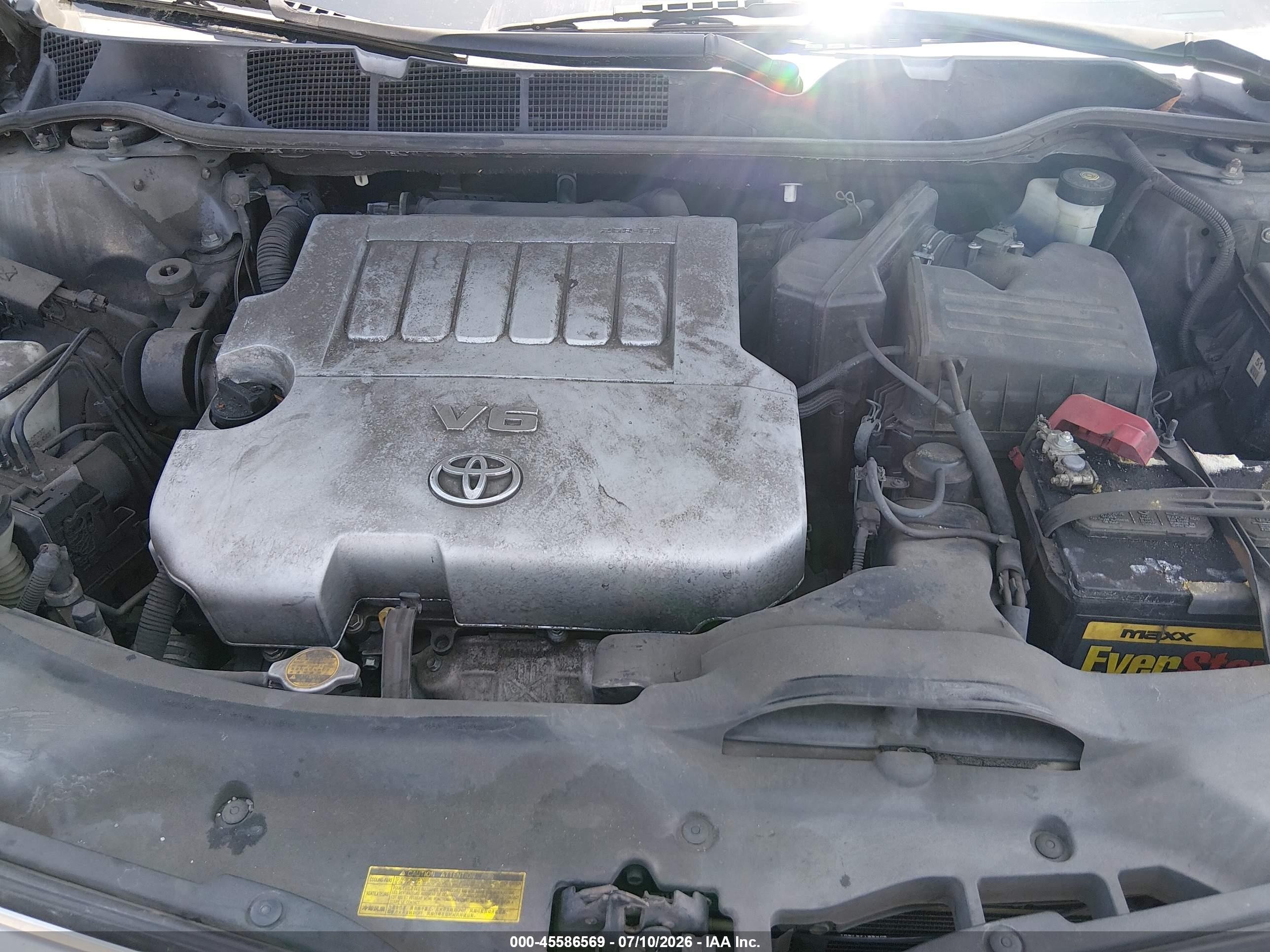2010 Toyota Venza Base V6 Gray vin: 4T3ZK3BB6AU021644