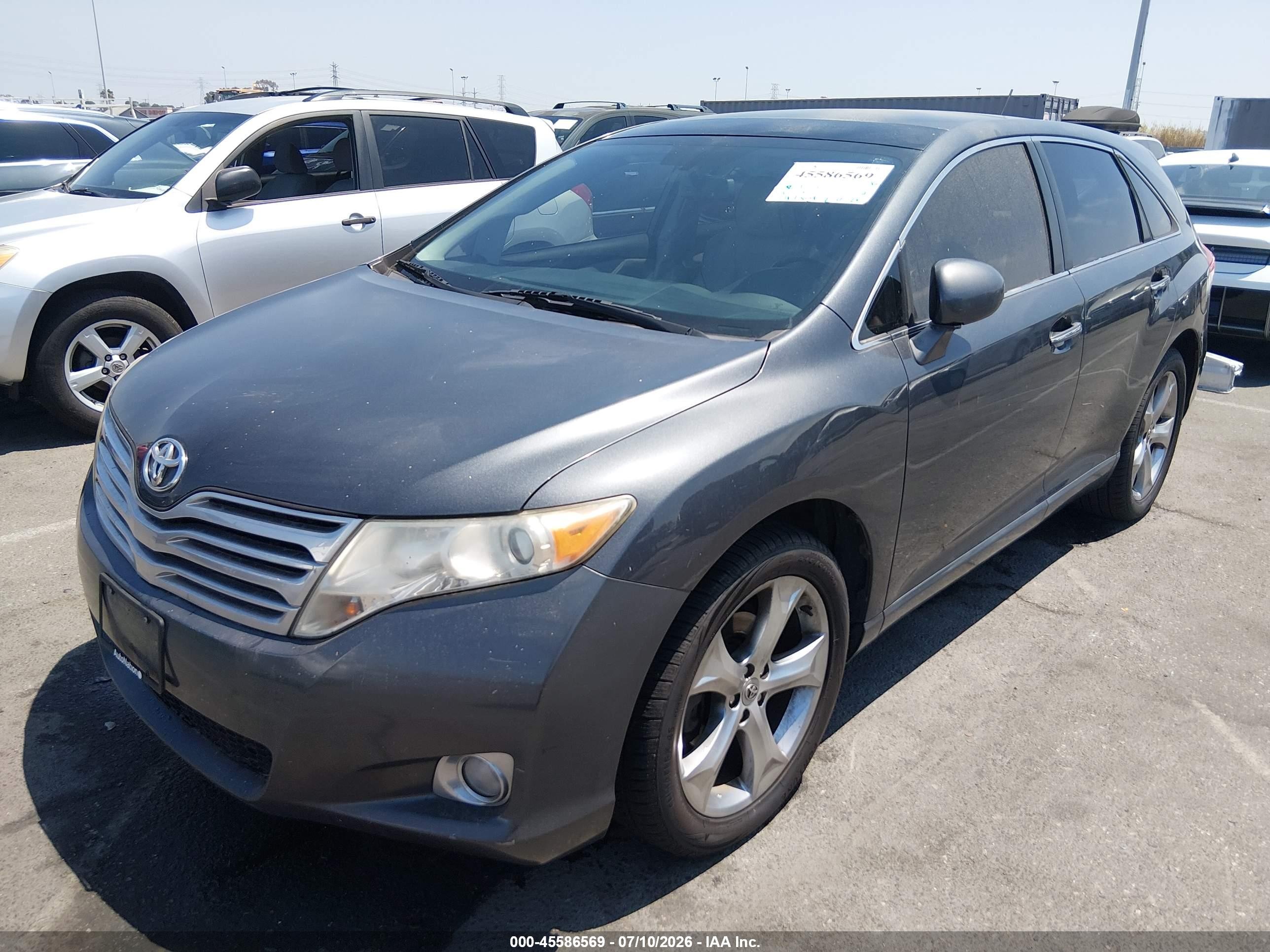 2010 Toyota Venza Base V6 Gray vin: 4T3ZK3BB6AU021644