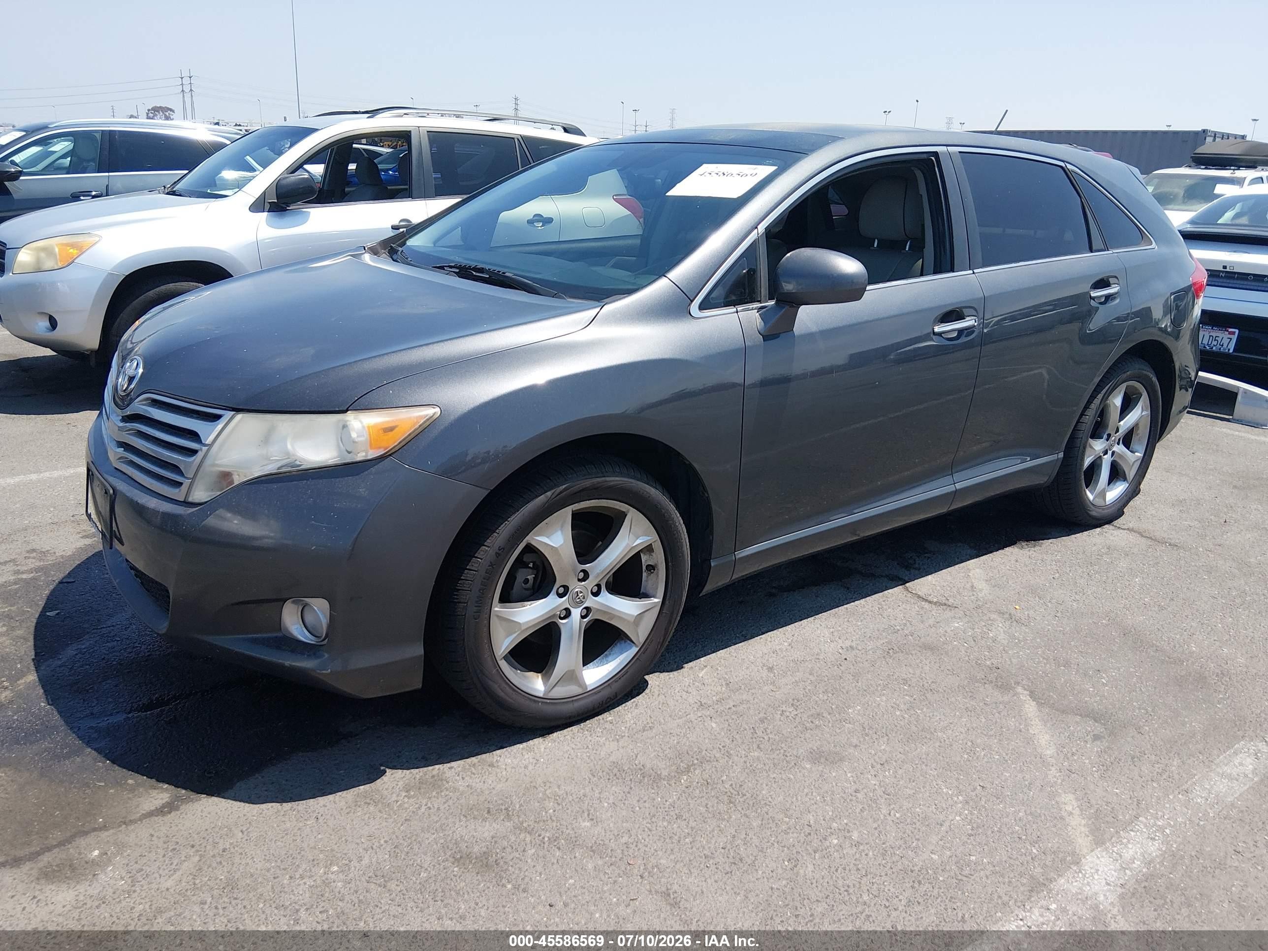 2010 Toyota Venza Base V6 Gray vin: 4T3ZK3BB6AU021644