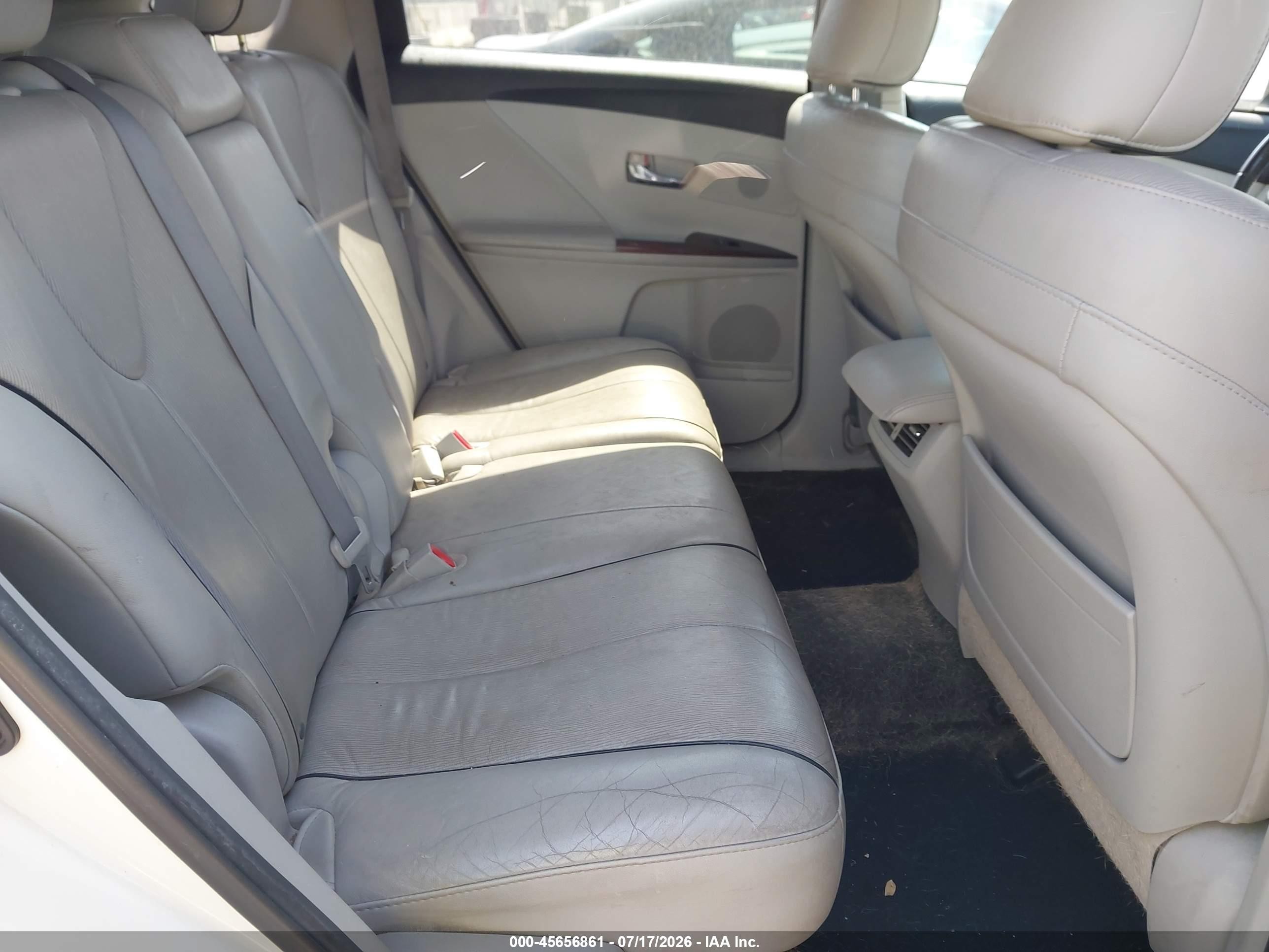 2010 Toyota Venza Base V6 White vin: 4T3ZK3BB6AU033258
