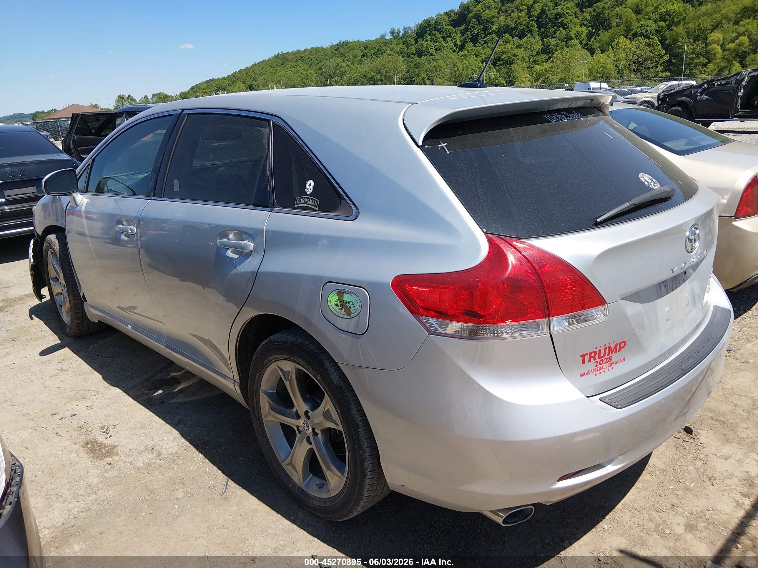 2011 Toyota Venza Base V6 Silver vin: 4T3ZK3BB6BU037490