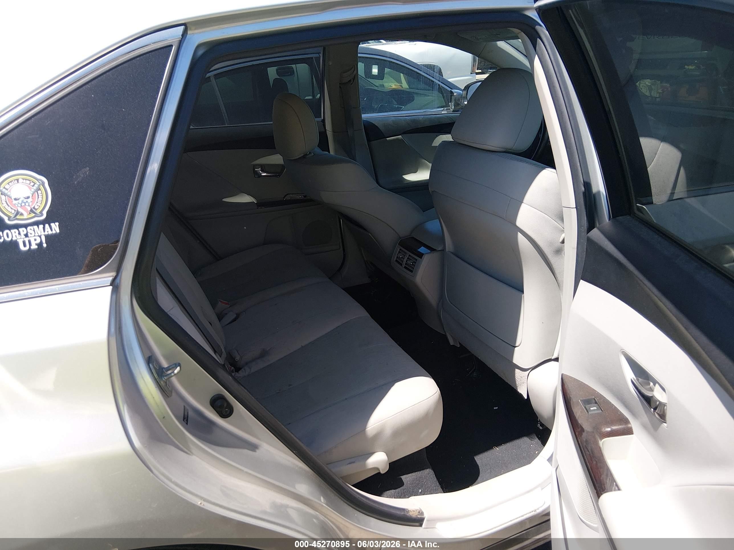 2011 Toyota Venza Base V6 Silver vin: 4T3ZK3BB6BU037490