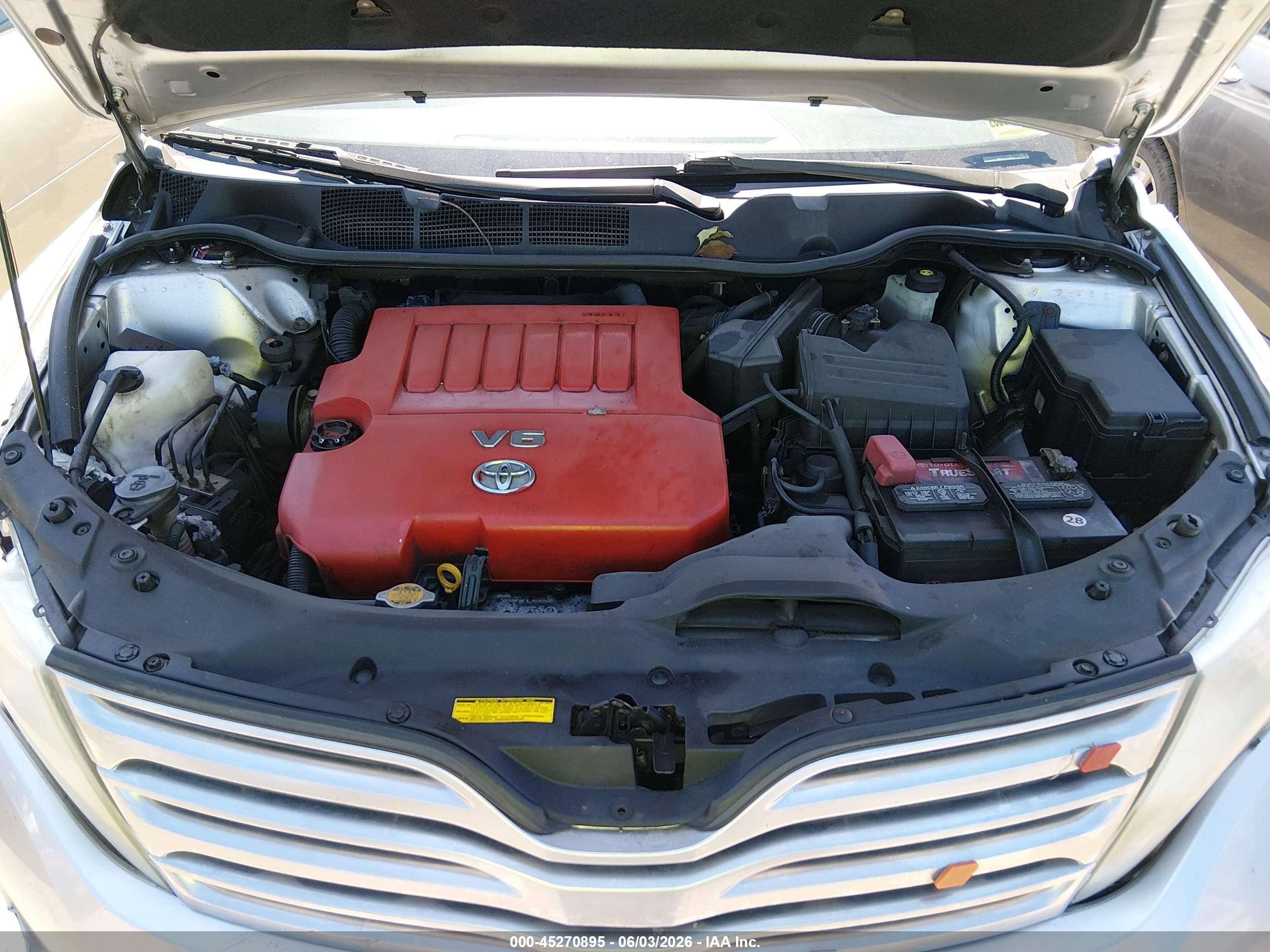 2011 Toyota Venza Base V6 Silver vin: 4T3ZK3BB6BU037490