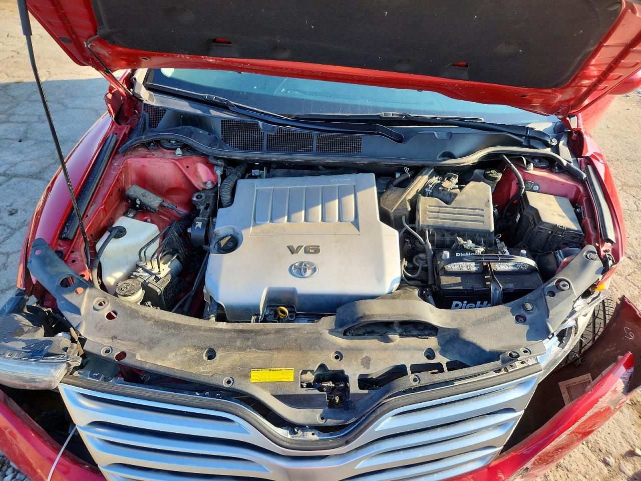 2011 Toyota Venza Fwd V6 Красный vin: 4T3ZK3BB6BU037795