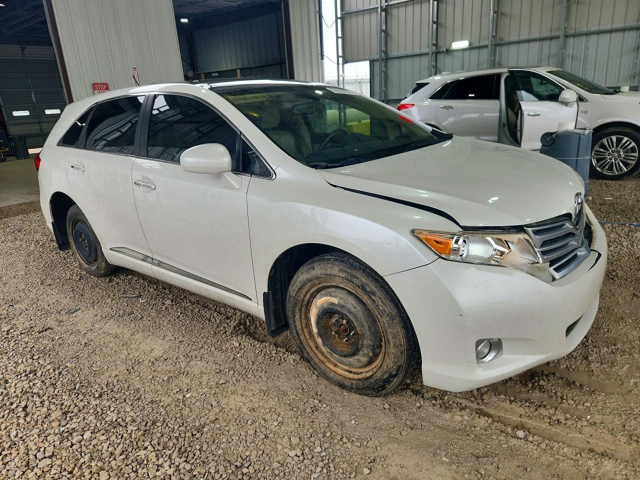 2012 Toyota Venza Limited White vin: 4T3ZK3BB6CU050399
