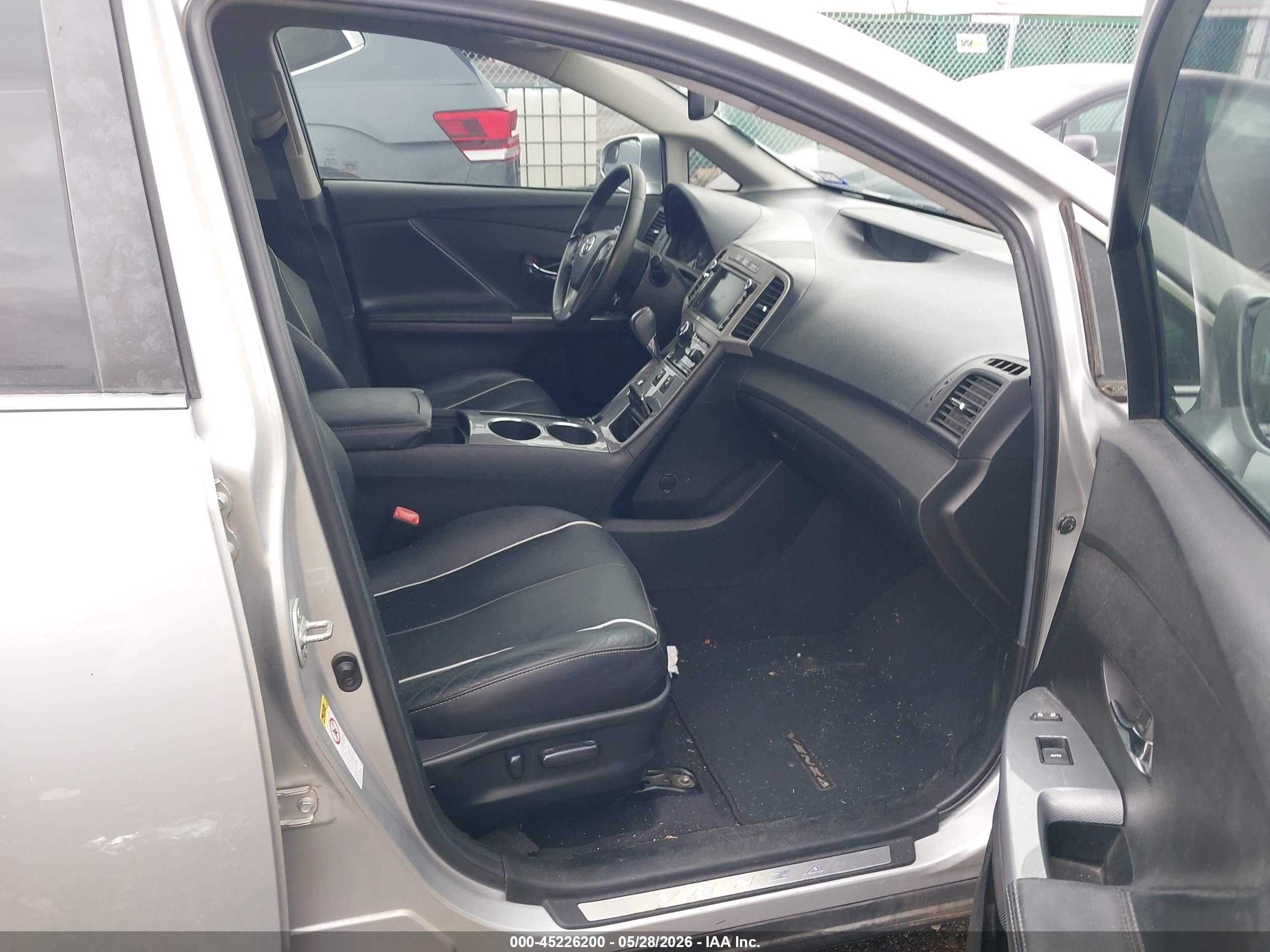 2013 Toyota Venza Limited V6 Silver vin: 4T3ZK3BB6DU053689