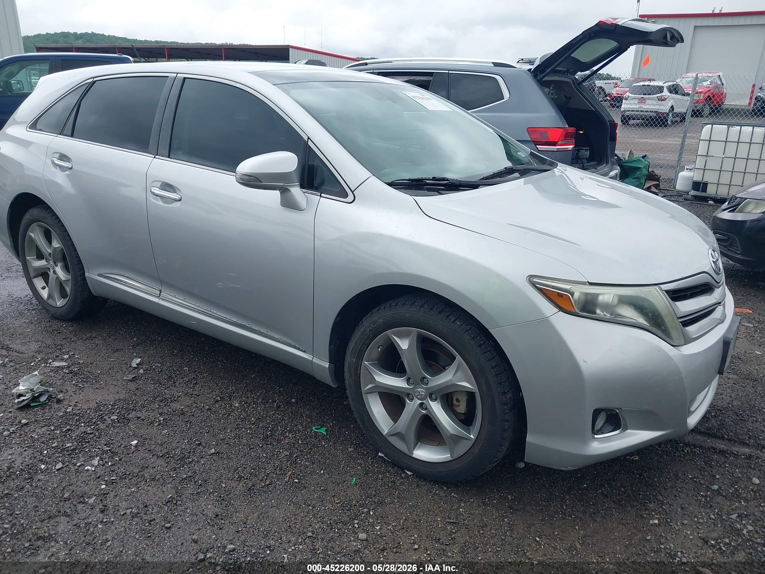 2013 Toyota Venza Limited V6 Silver vin: 4T3ZK3BB6DU053689
