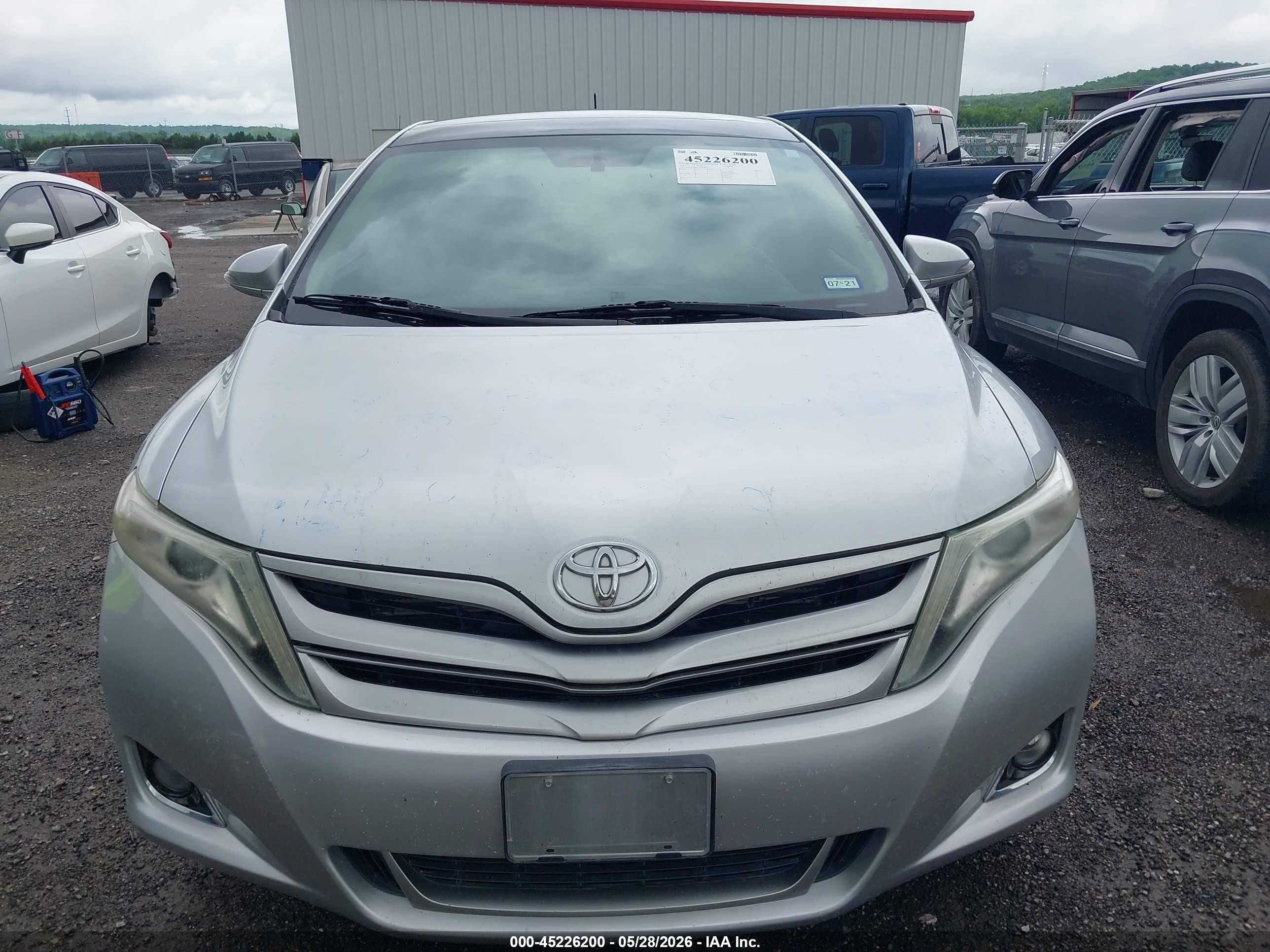 2013 Toyota Venza Limited V6 Silver vin: 4T3ZK3BB6DU053689