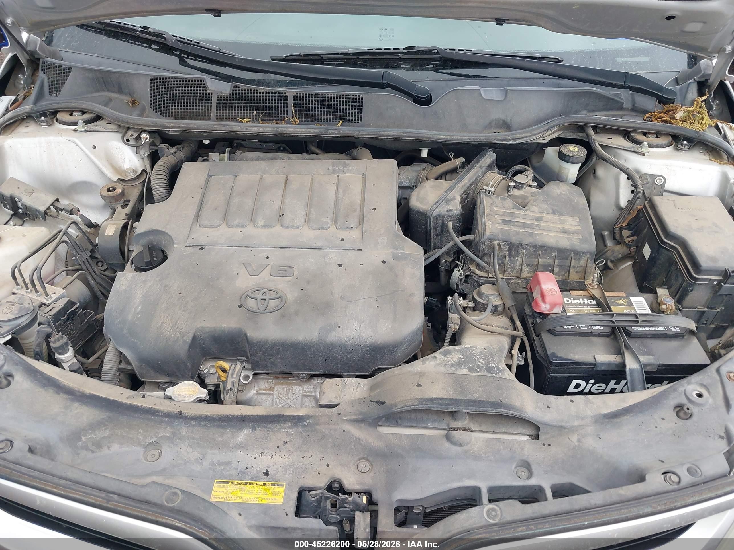 2013 Toyota Venza Limited V6 Silver vin: 4T3ZK3BB6DU053689