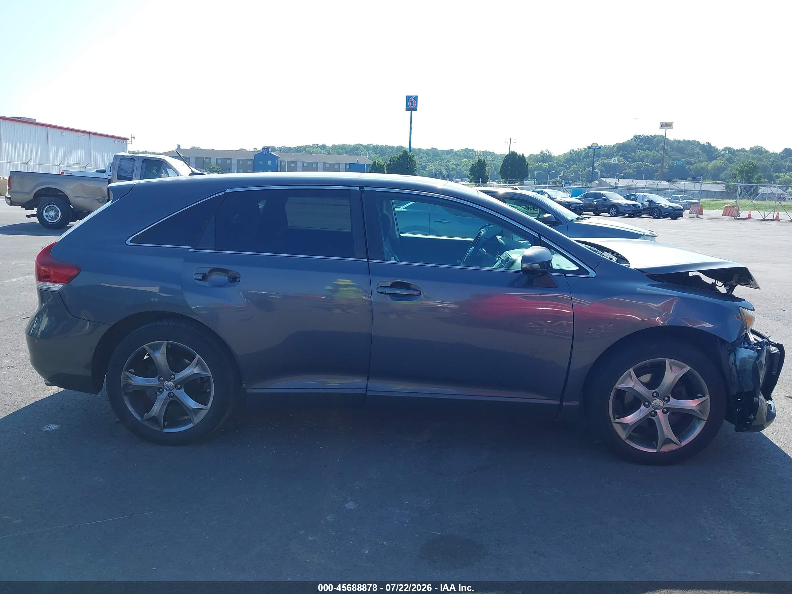 2013 Toyota Venza Le V6 Серый vin: 4T3ZK3BB6DU054079