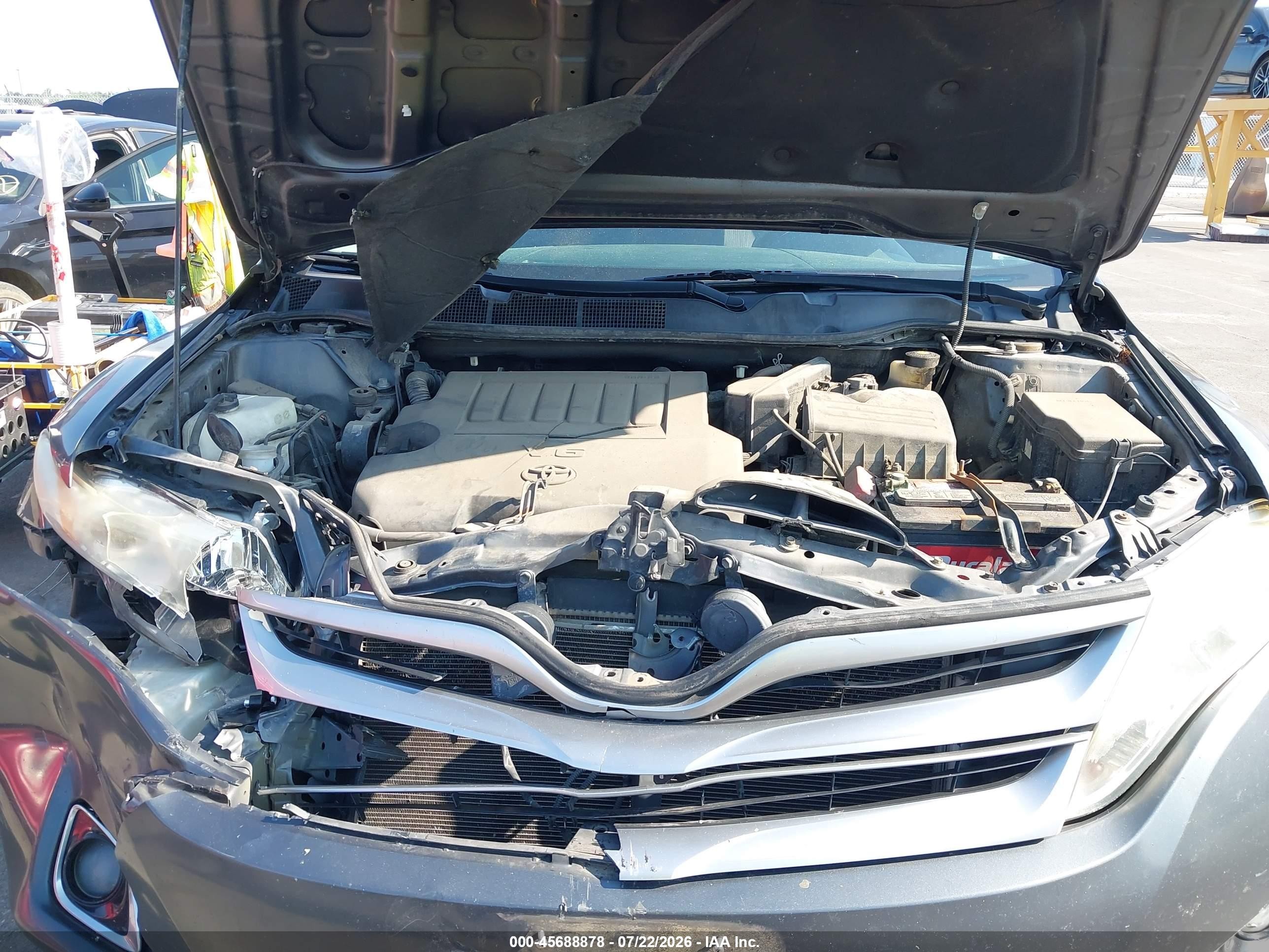 2013 Toyota Venza Le V6 Серый vin: 4T3ZK3BB6DU054079