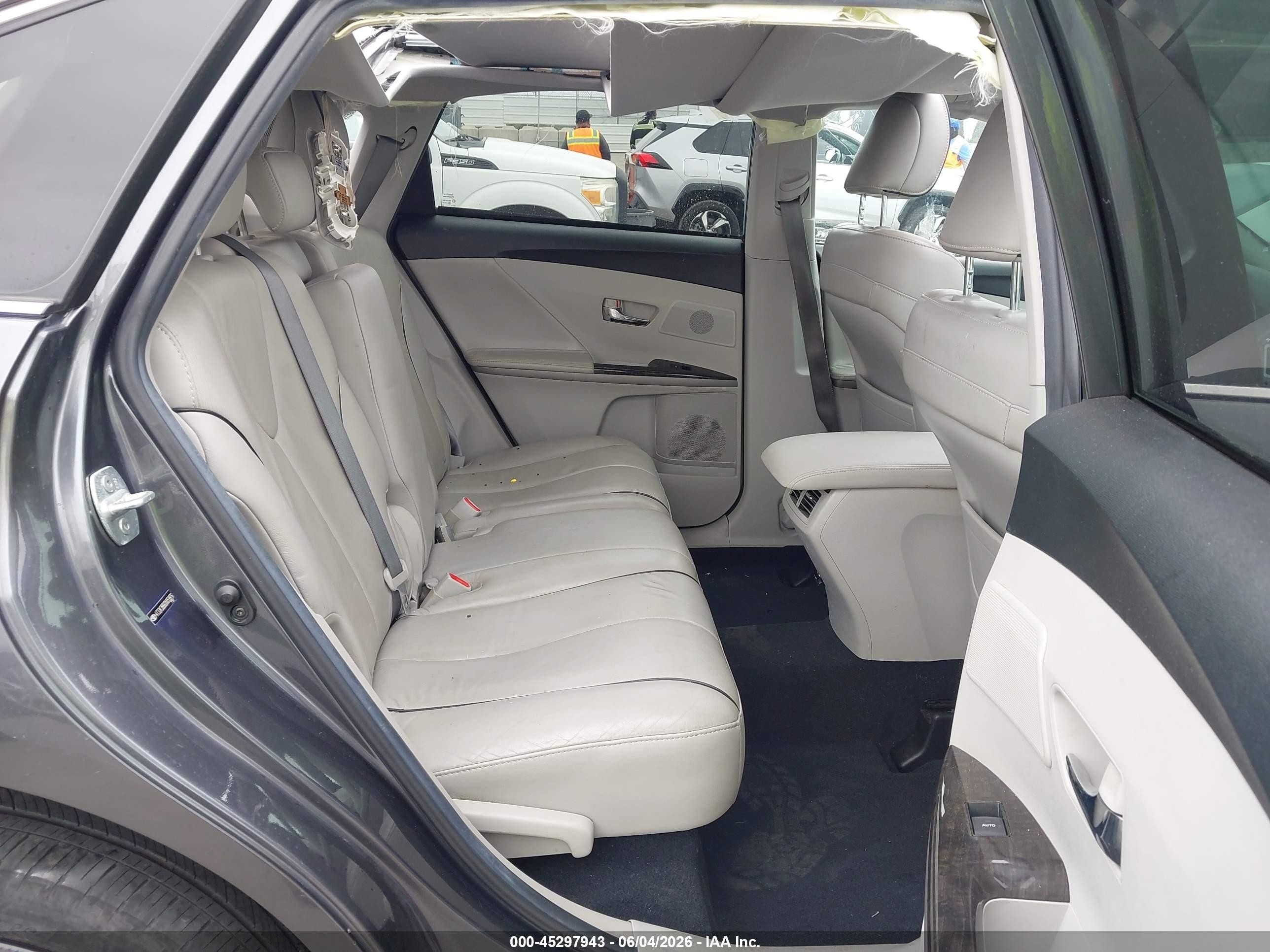 2013 Toyota Venza Xle V6 Gray vin: 4T3ZK3BB6DU059976