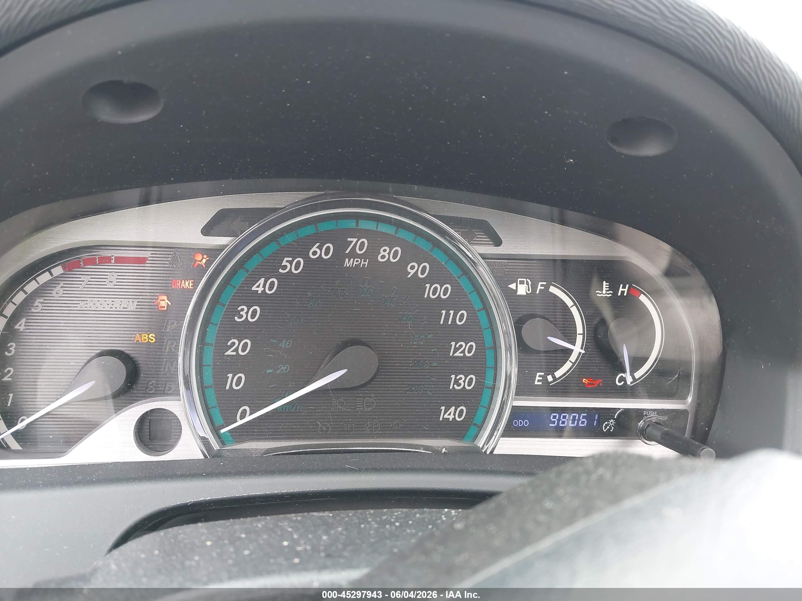 2013 Toyota Venza Xle V6 Gray vin: 4T3ZK3BB6DU059976