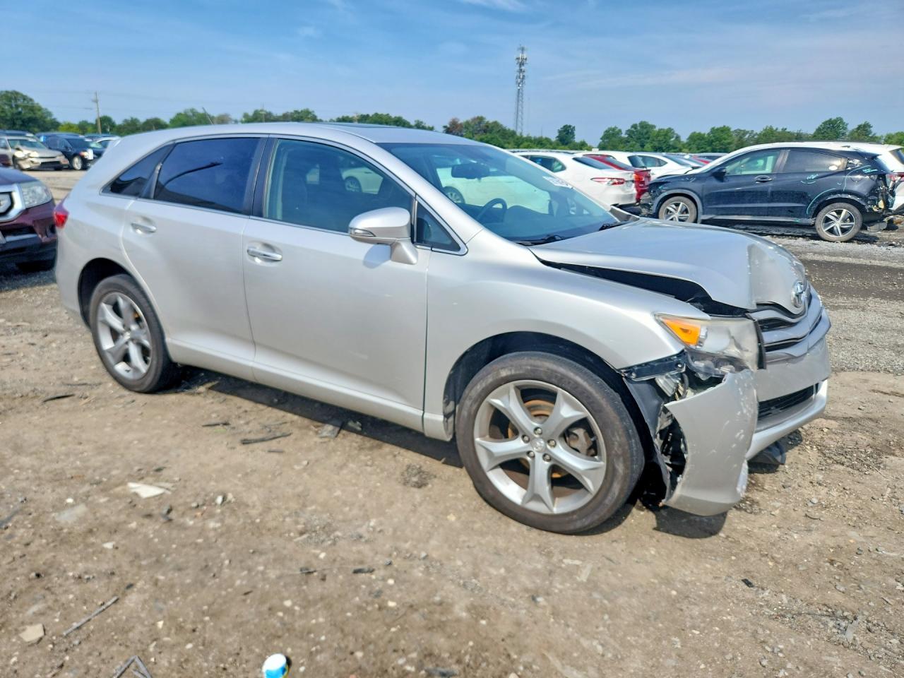 2013 Toyota Venza Xle Серебряный vin: 4T3ZK3BB6DU063378