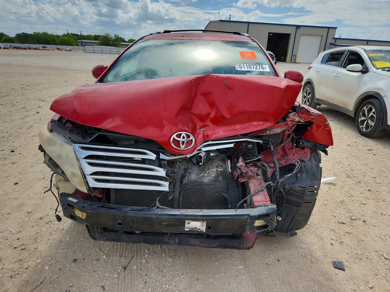 2010 Toyota Venza Fwd V6 Red vin: 4T3ZK3BB7AU025556