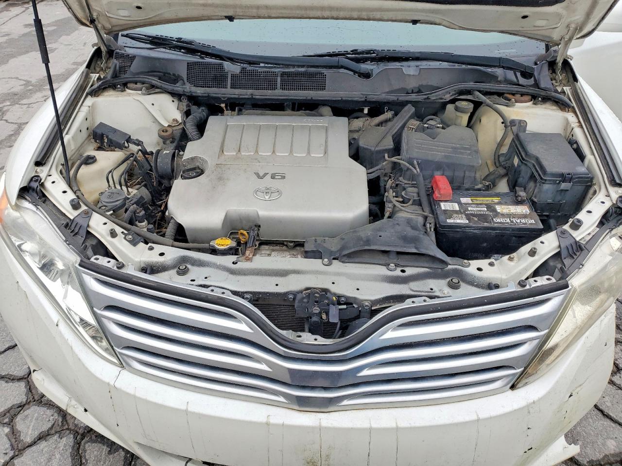 2010 Toyota Venza Fwd V6 White vin: 4T3ZK3BB7AU030191