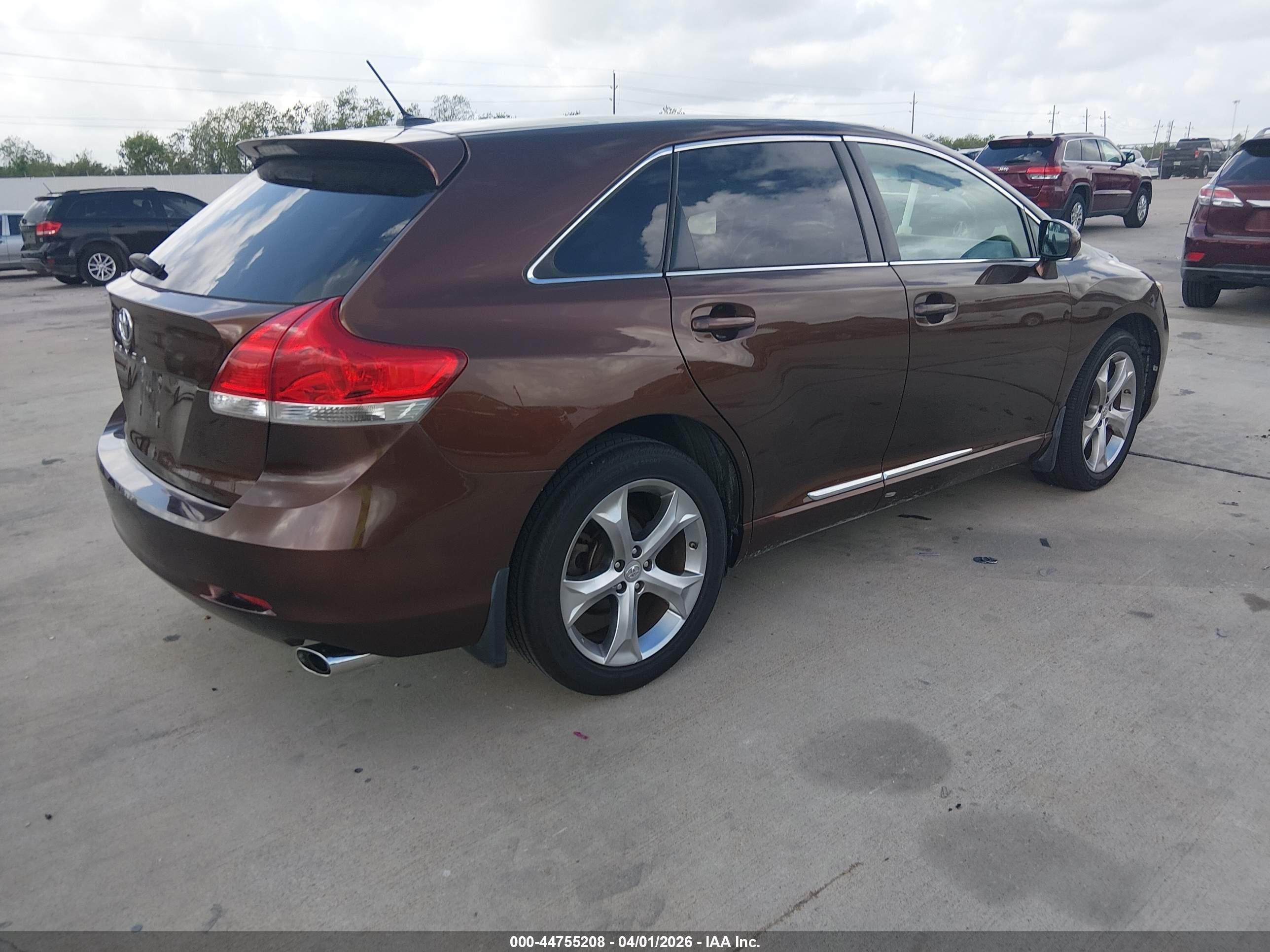 2010 Toyota Venza Base V6 Brown vin: 4T3ZK3BB7AU030448