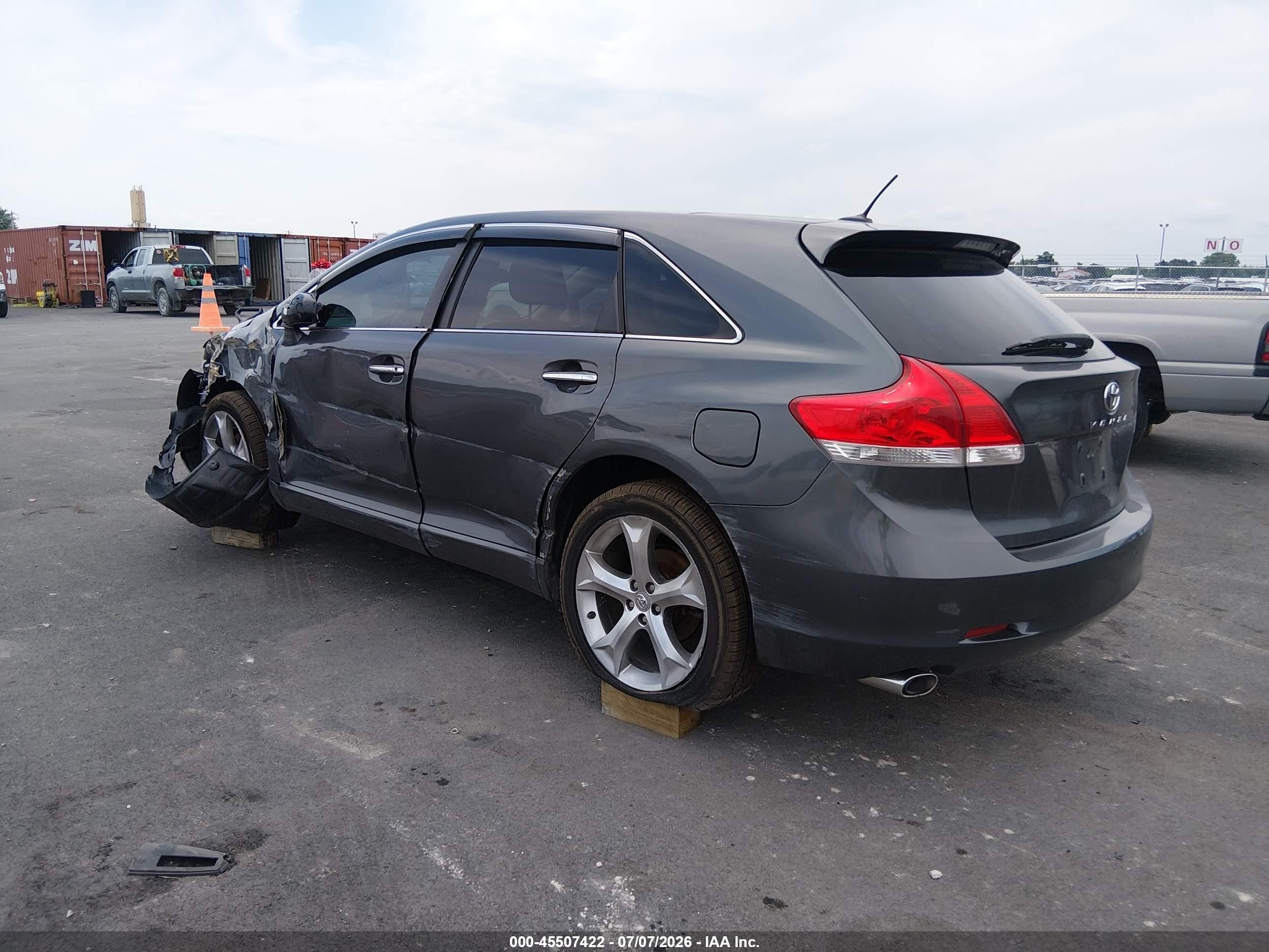 2011 Toyota Venza Base V6 Gray vin: 4T3ZK3BB7BU035988