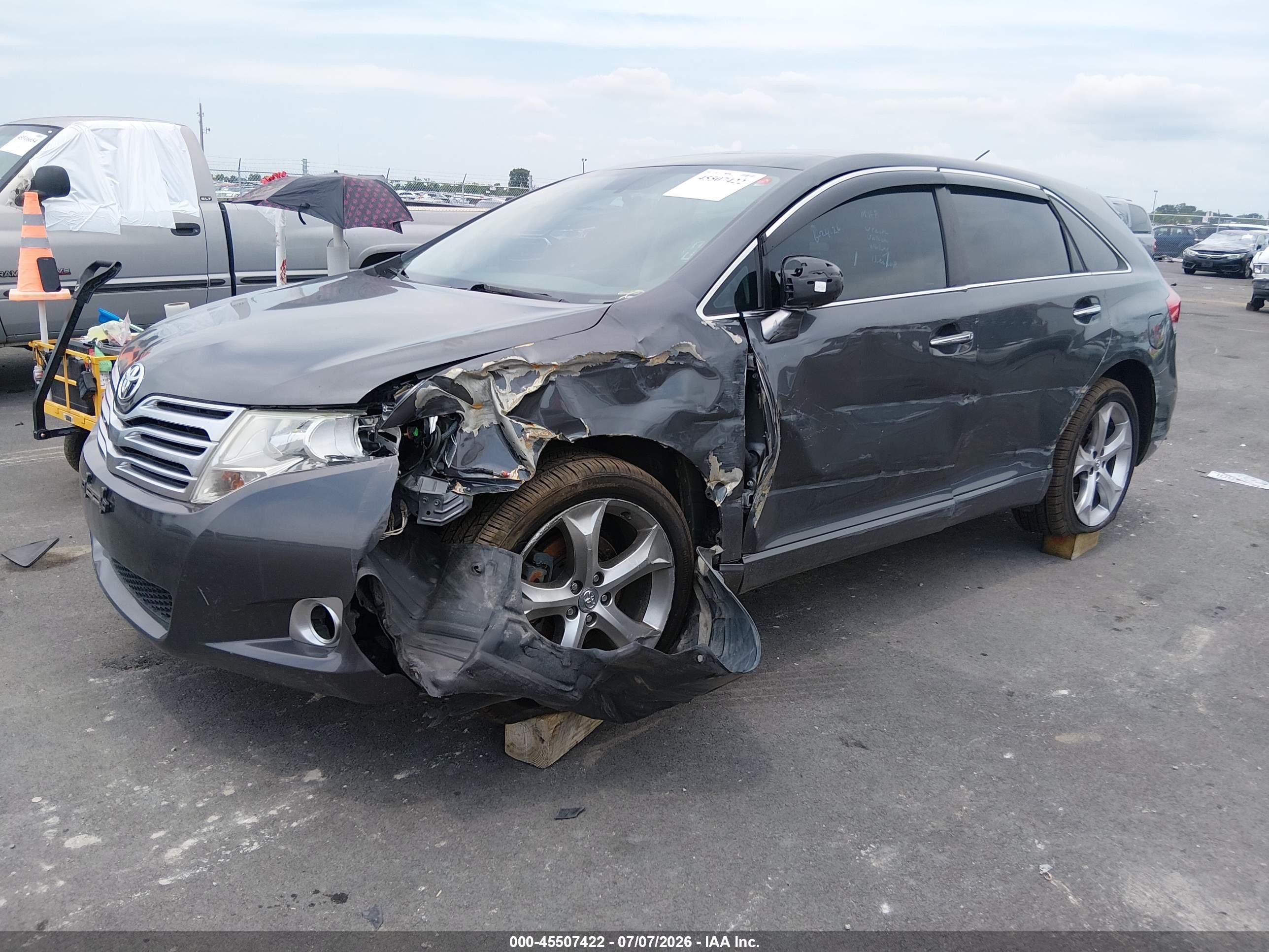 2011 Toyota Venza Base V6 Gray vin: 4T3ZK3BB7BU035988