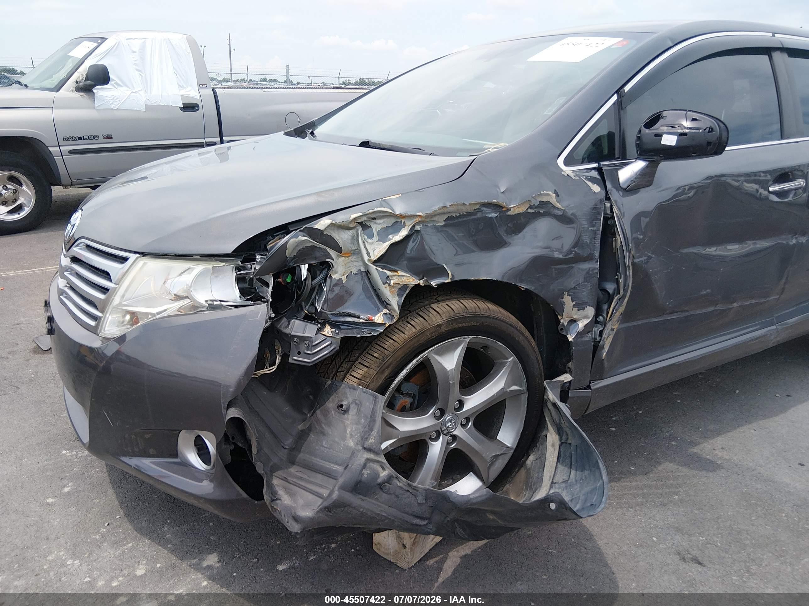 2011 Toyota Venza Base V6 Gray vin: 4T3ZK3BB7BU035988