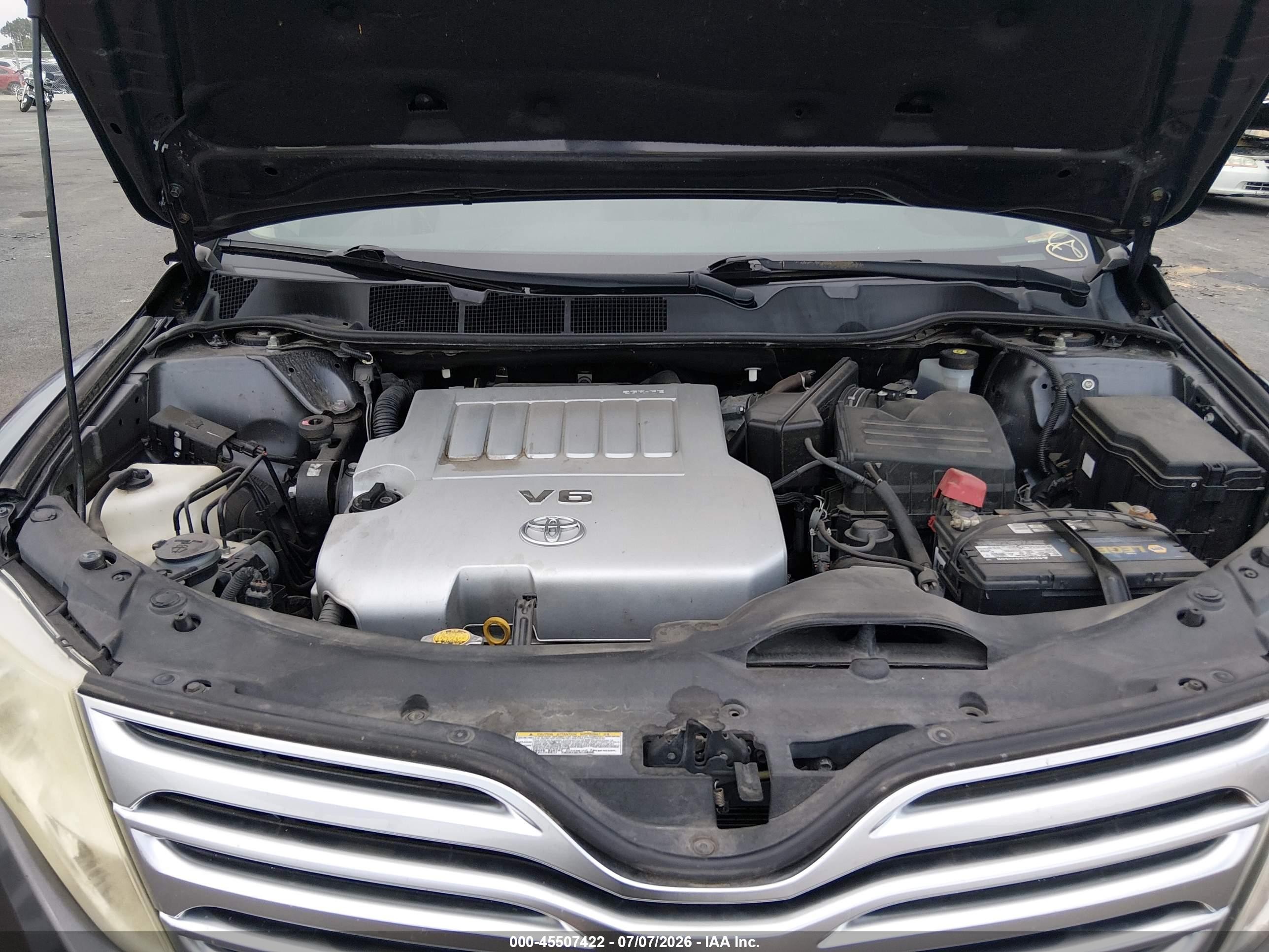 2011 Toyota Venza Base V6 Gray vin: 4T3ZK3BB7BU035988