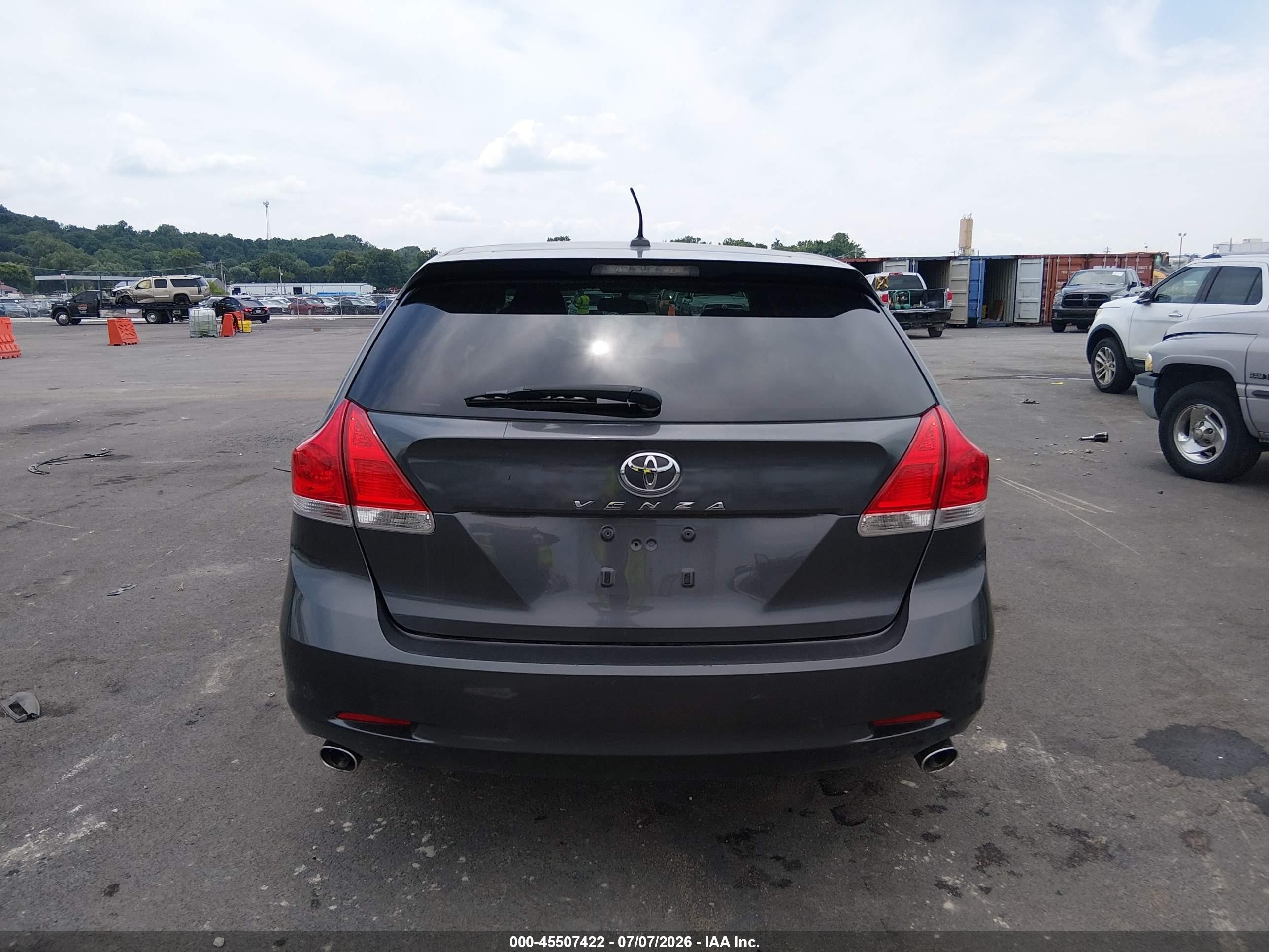2011 Toyota Venza Base V6 Gray vin: 4T3ZK3BB7BU035988
