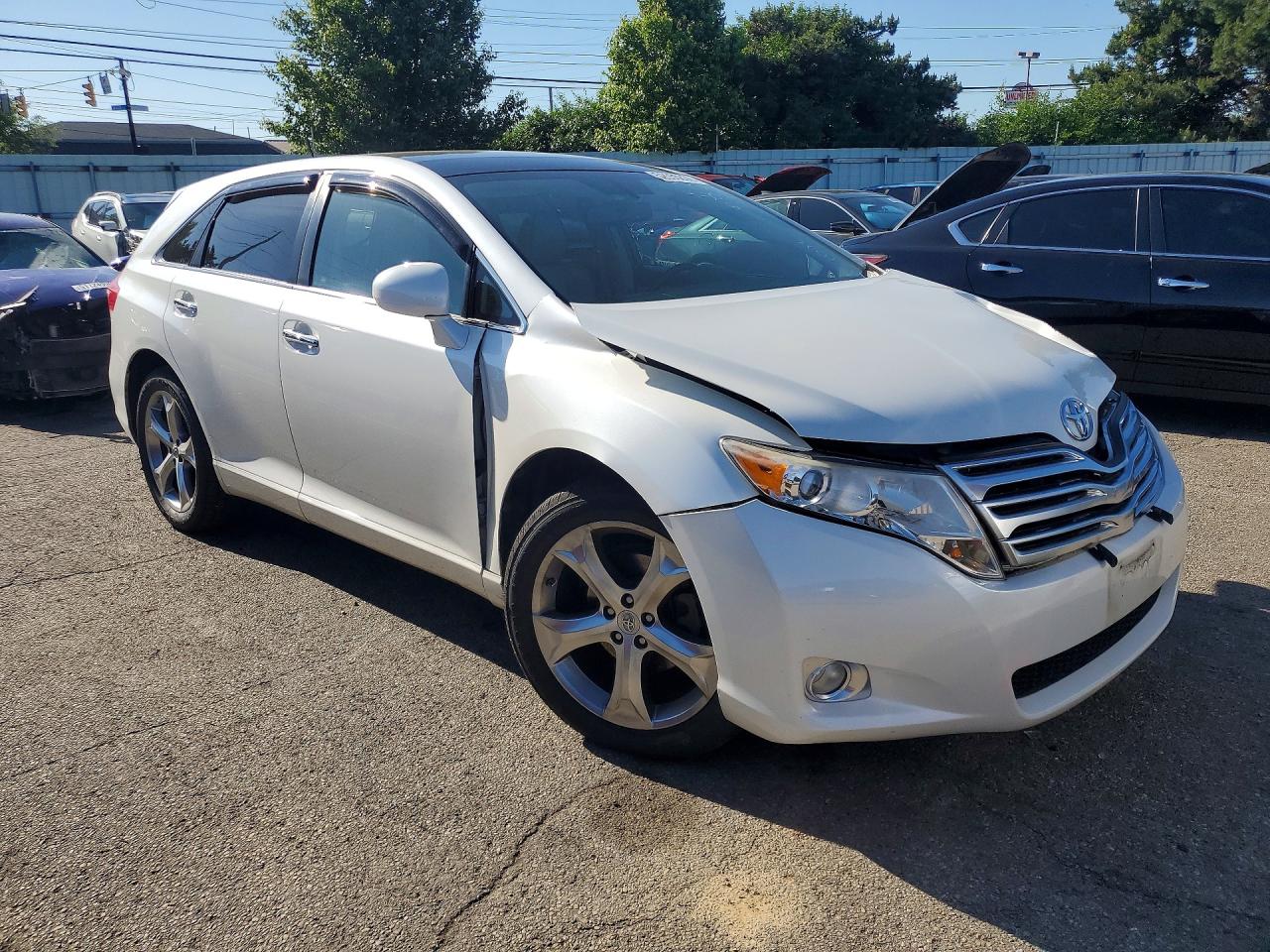 2011 Toyota Venza Fwd V6 White vin: 4T3ZK3BB7BU037028