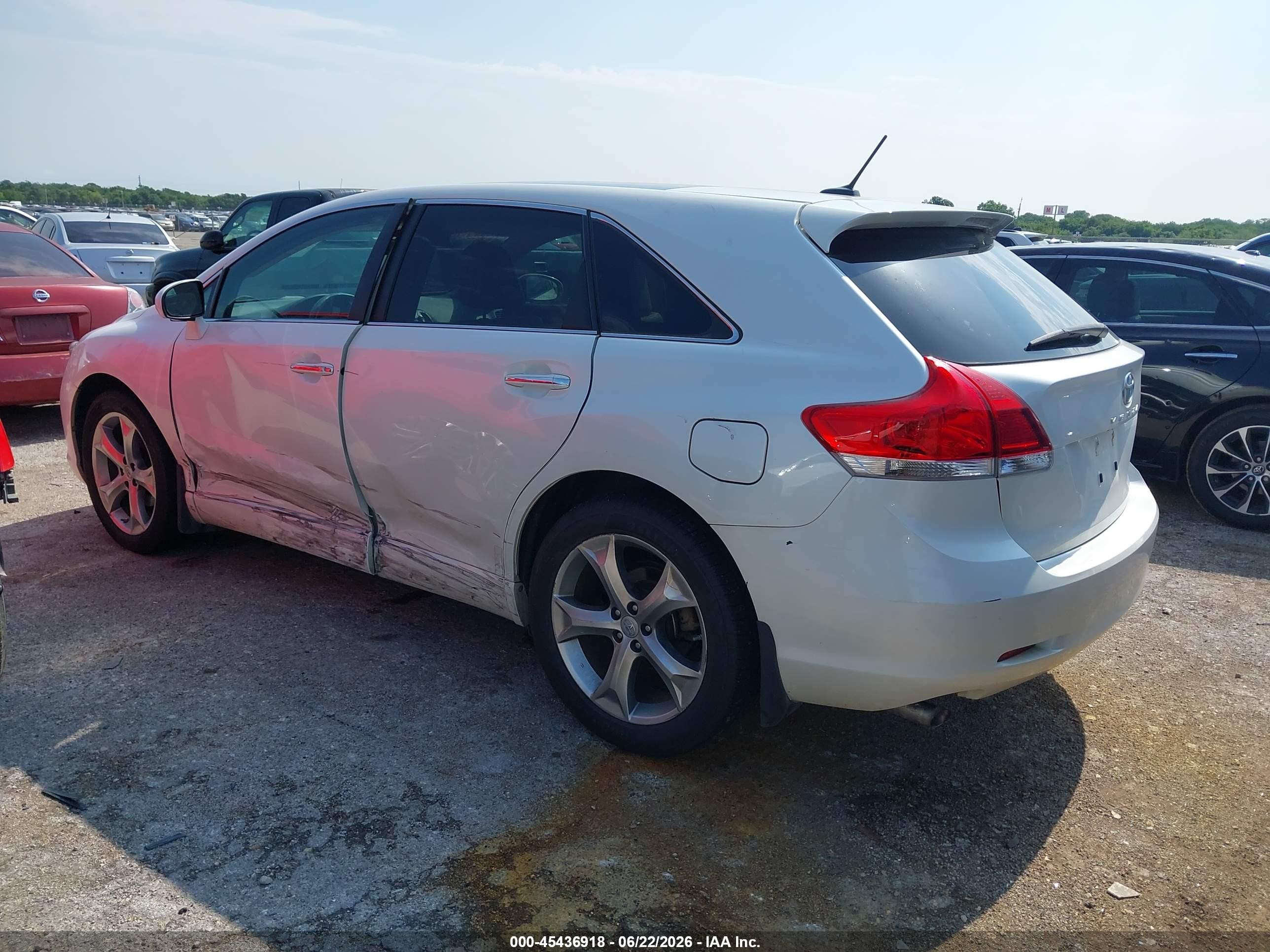 2011 Toyota Venza Base V6 White vin: 4T3ZK3BB7BU044111