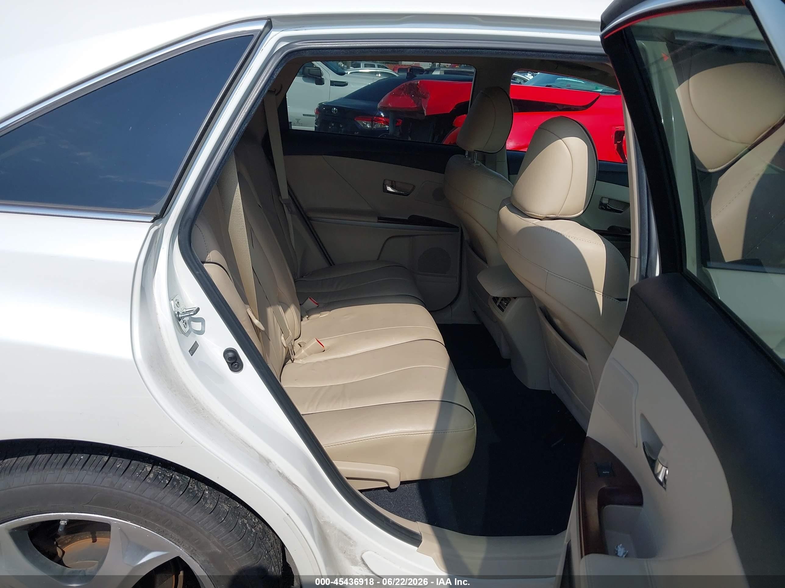 2011 Toyota Venza Base V6 White vin: 4T3ZK3BB7BU044111