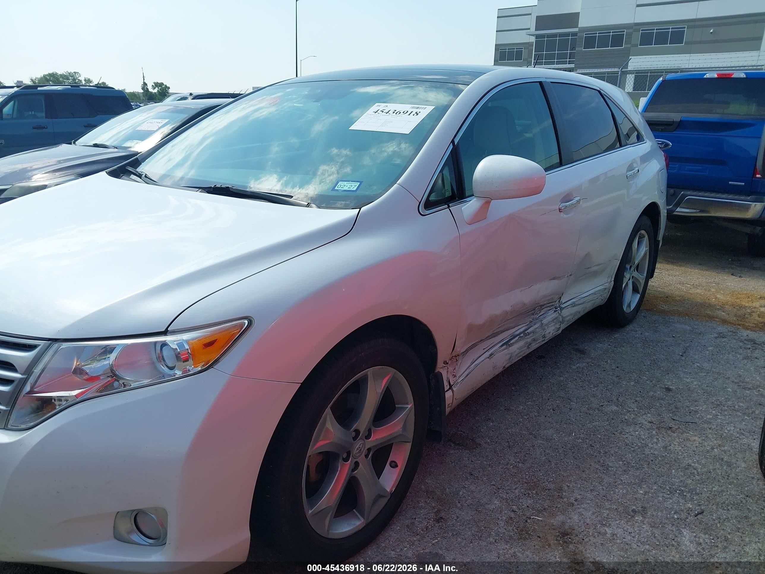 2011 Toyota Venza Base V6 White vin: 4T3ZK3BB7BU044111