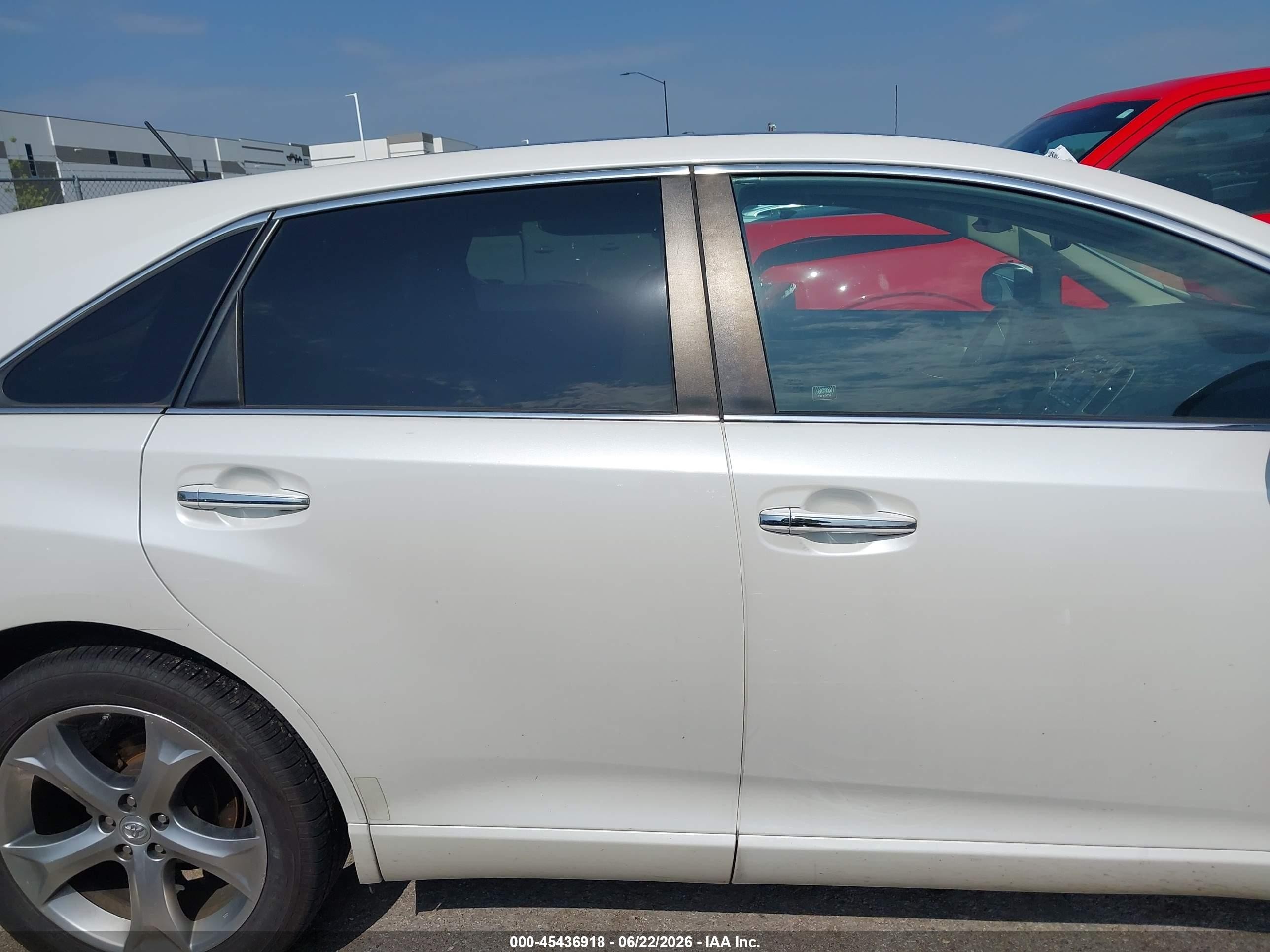 2011 Toyota Venza Base V6 White vin: 4T3ZK3BB7BU044111