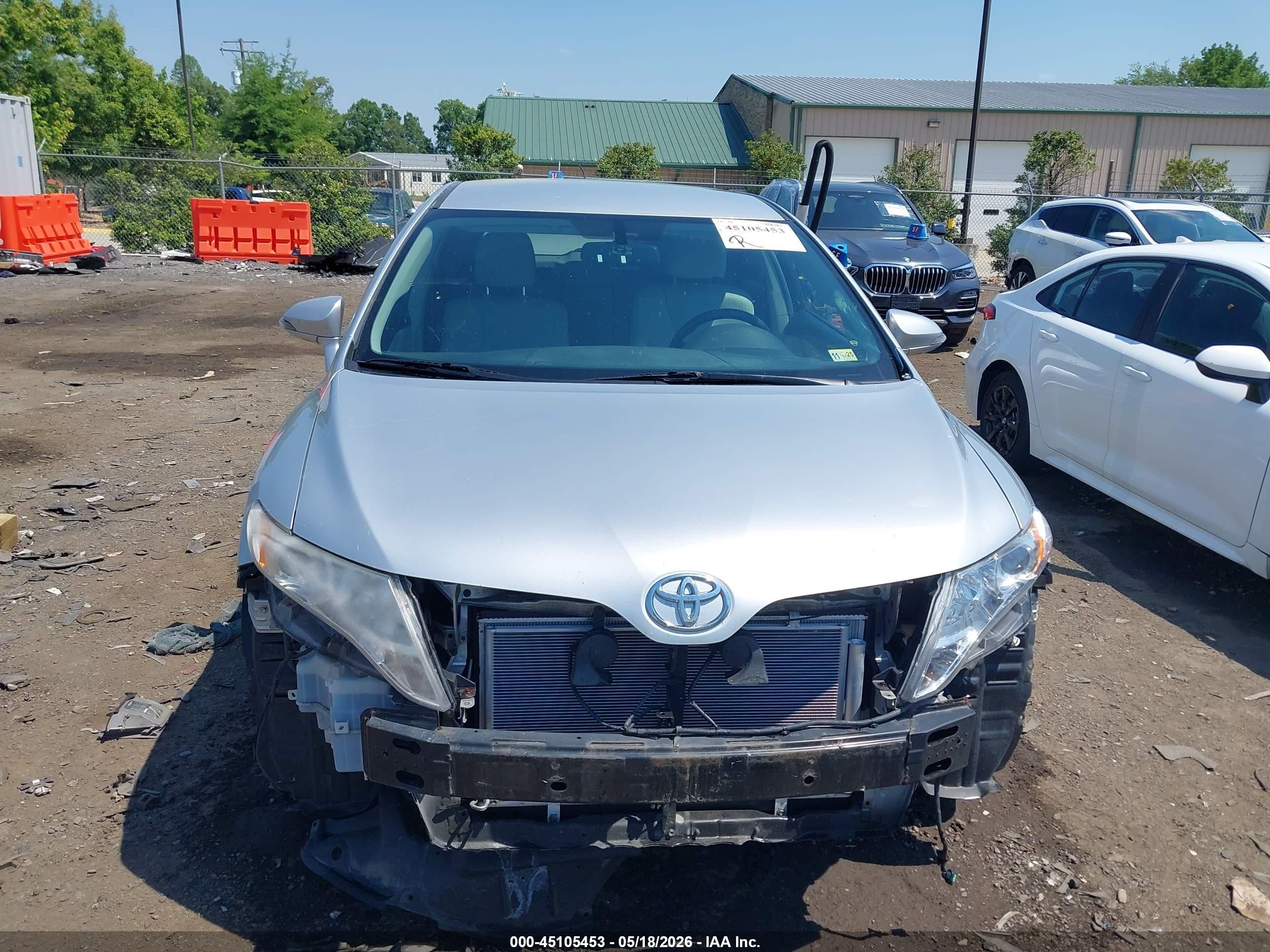 2014 Toyota Venza Le V6 Silver vin: 4T3ZK3BB7EU065190