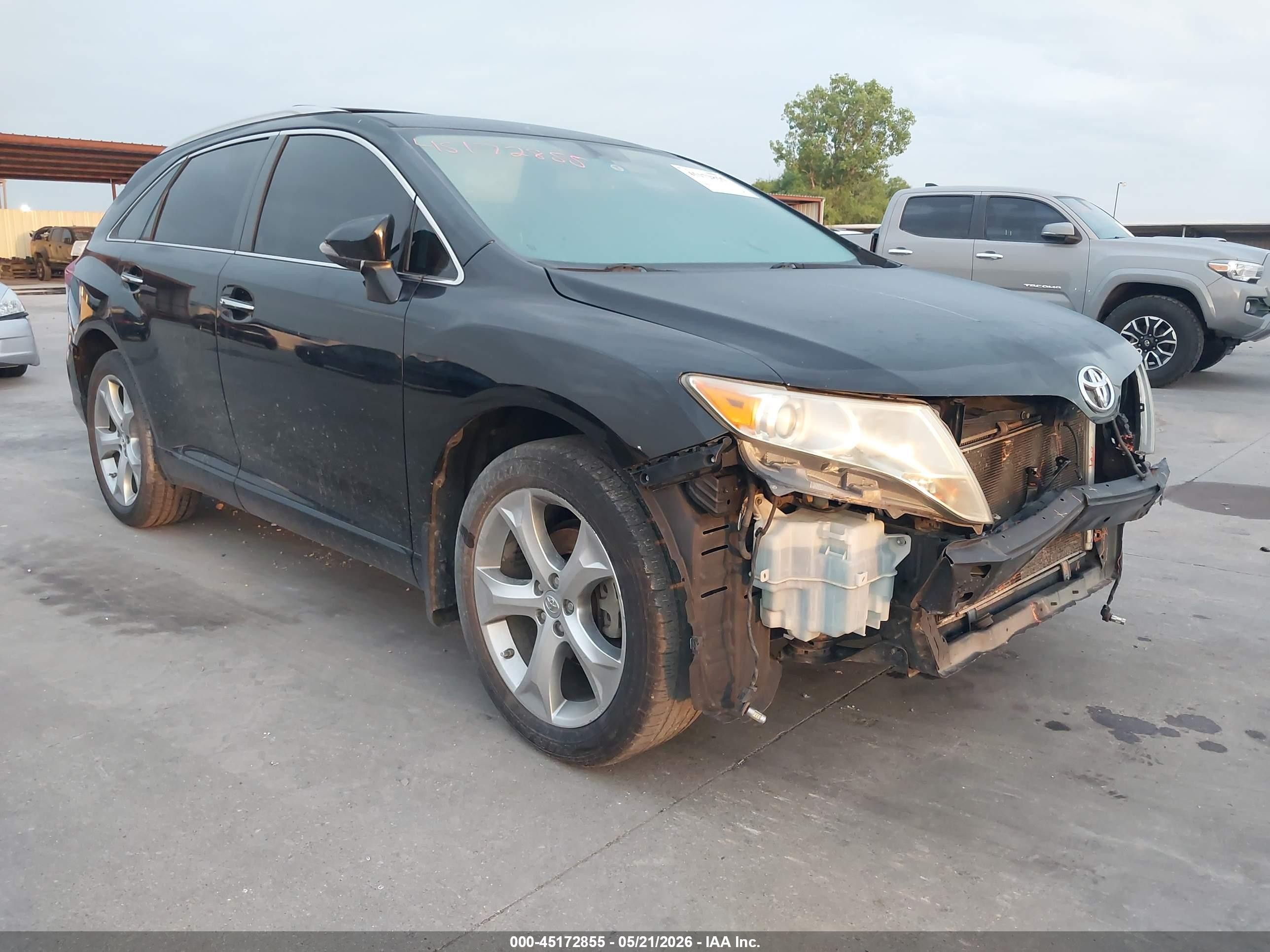 2014 Toyota Venza Xle V6 Black vin: 4T3ZK3BB7EU070163