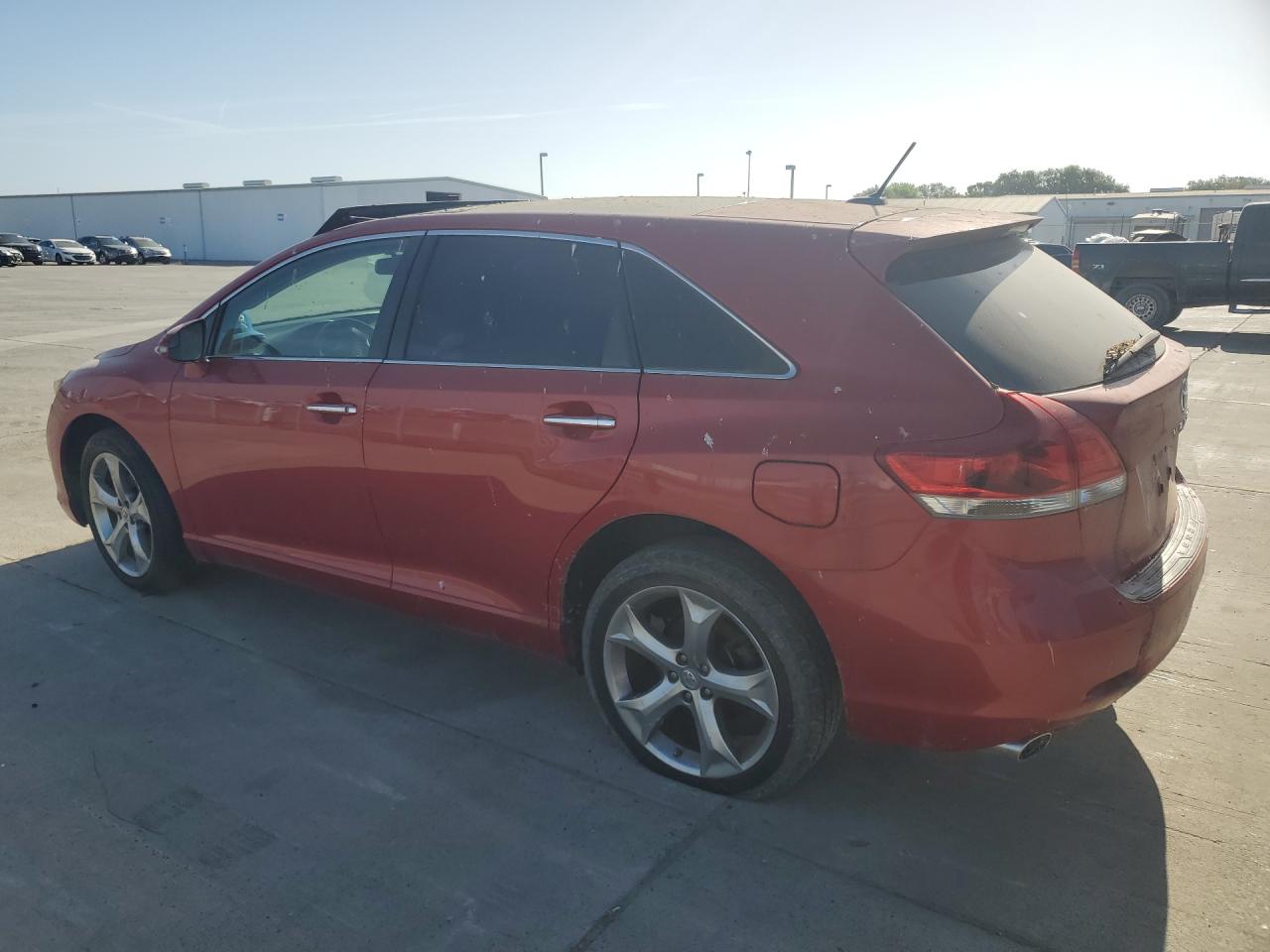 2015 Toyota Venza Xle Red vin: 4T3ZK3BB7FU070360 Damage: Left Rear Door, Dent(S) W/ Paint Dmg, 2 To 3 Inches