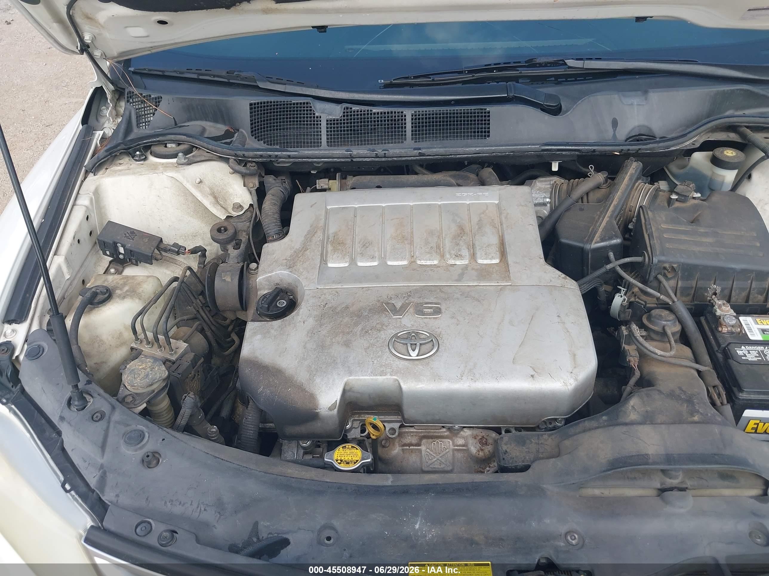 2010 Toyota Venza Base V6 White vin: 4T3ZK3BB8AU025291