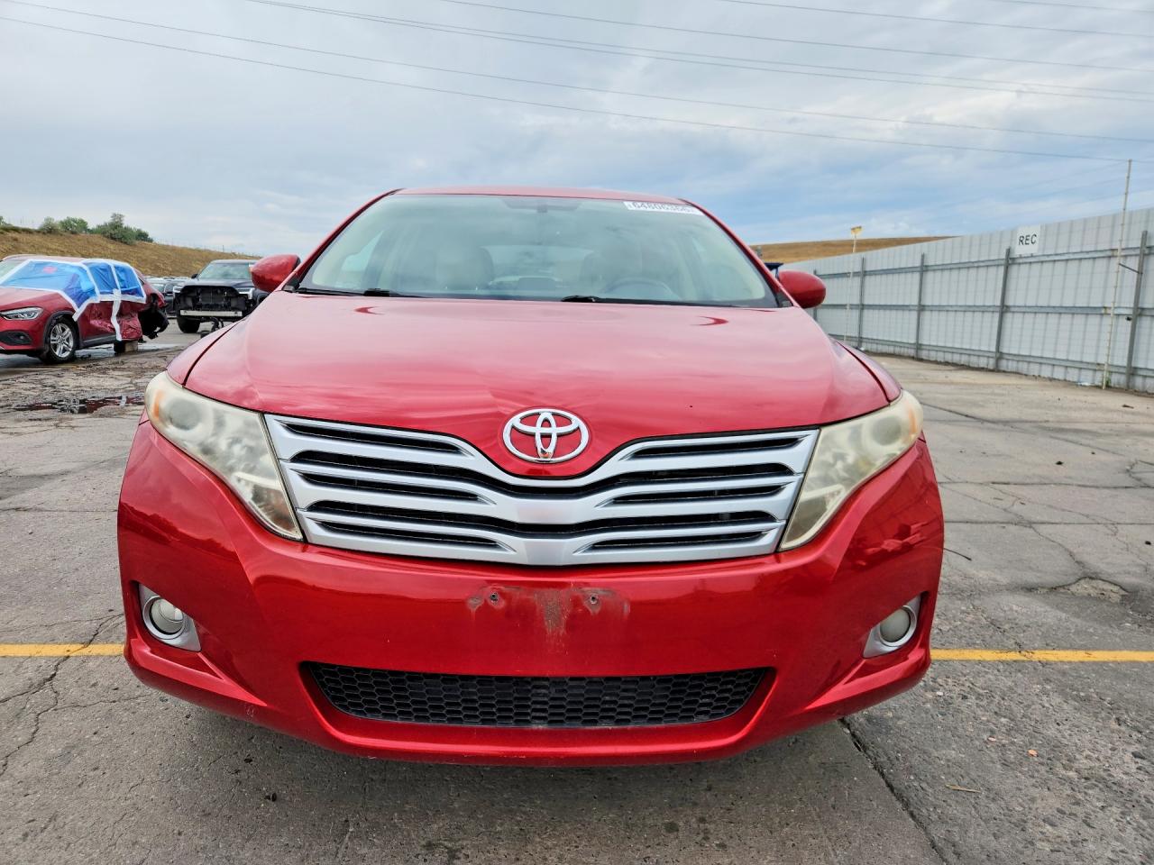 2010 Toyota Venza Fwd V6 Red vin: 4T3ZK3BB8AU032001