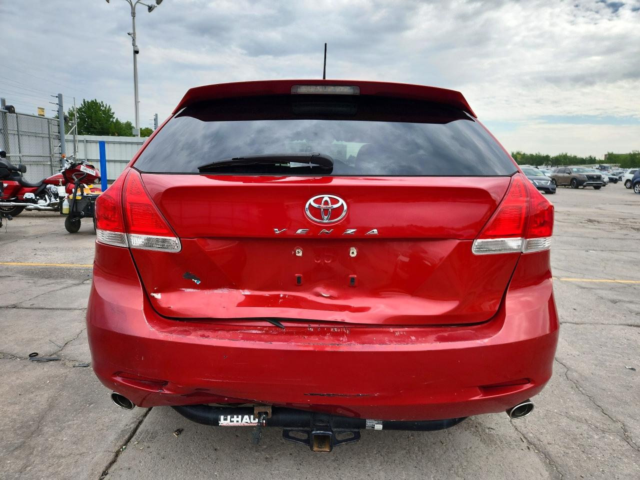 2010 Toyota Venza Fwd V6 Red vin: 4T3ZK3BB8AU032001